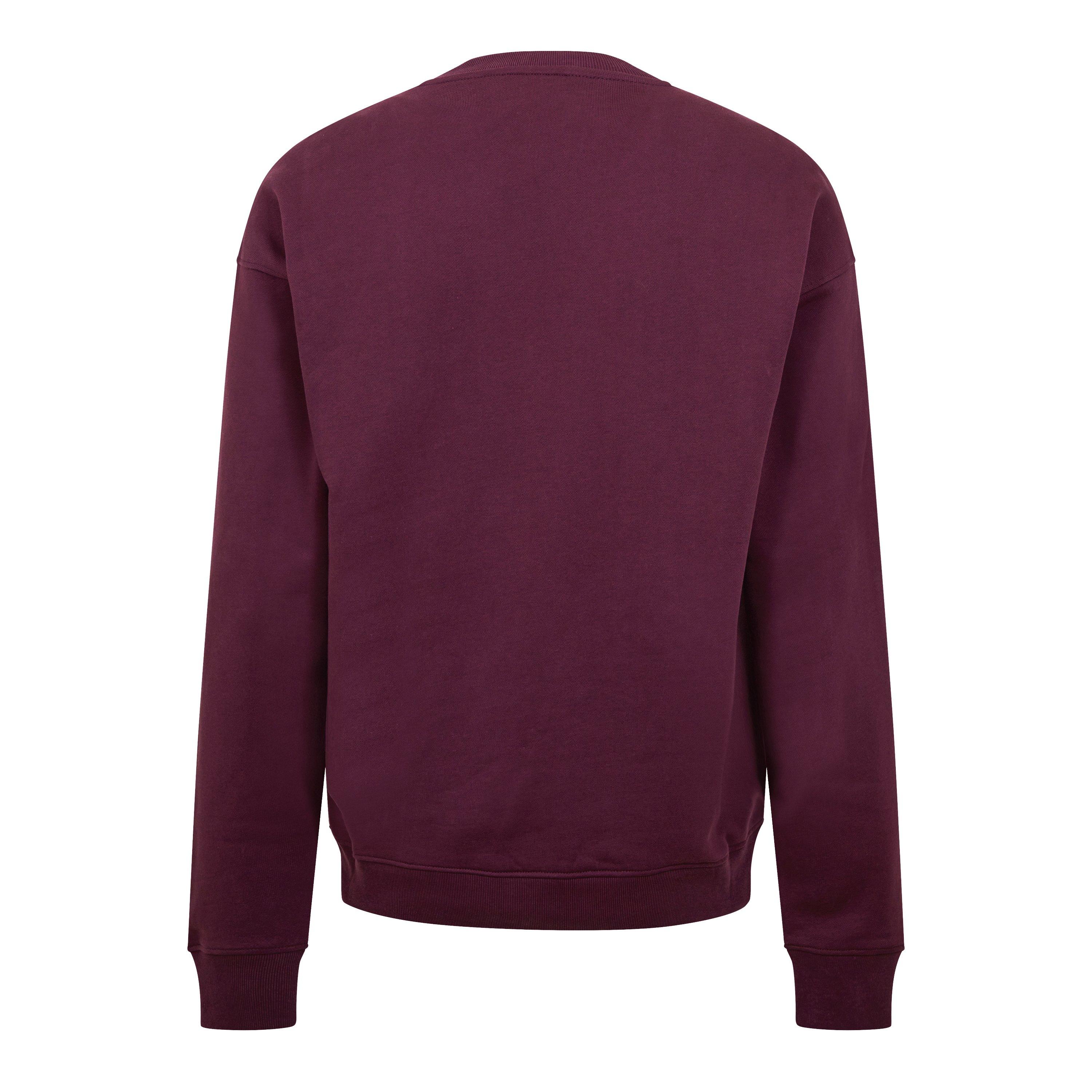 Burgundy - Moschino - Question Mark Sweatshirt - 5