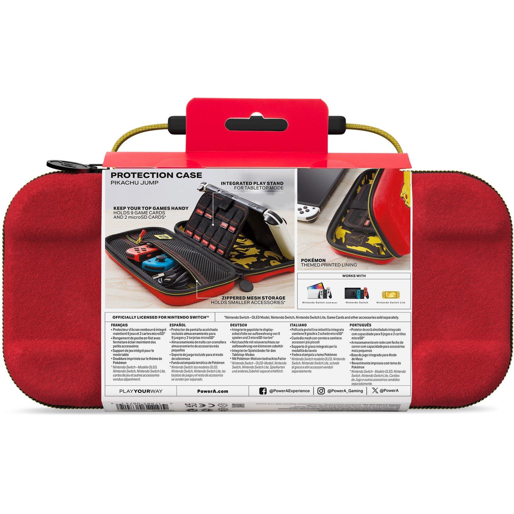 Pikachu skok - PowerA - Nintendo Switch Travel Case - Pikachu Jump - 15