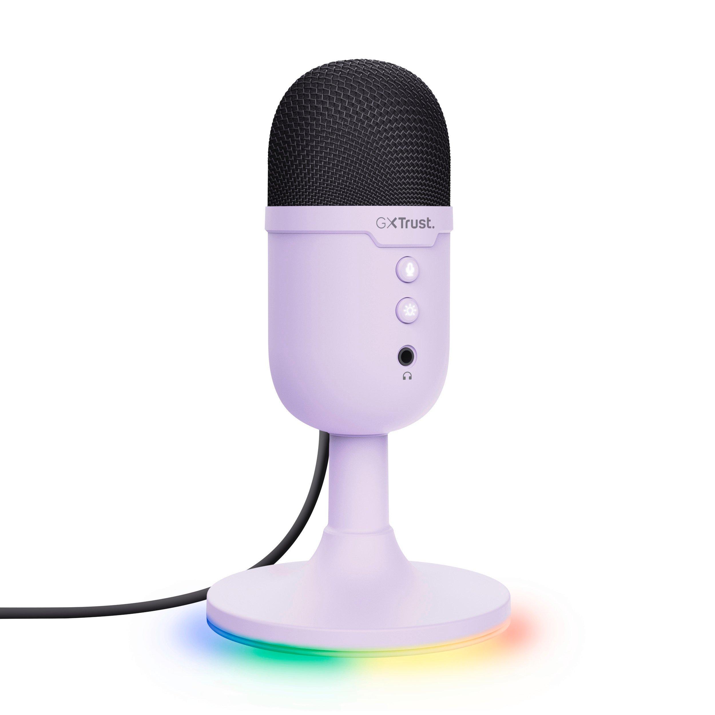 Morado - Trust - GXT 234 Yunix Microphone - Purple - 3