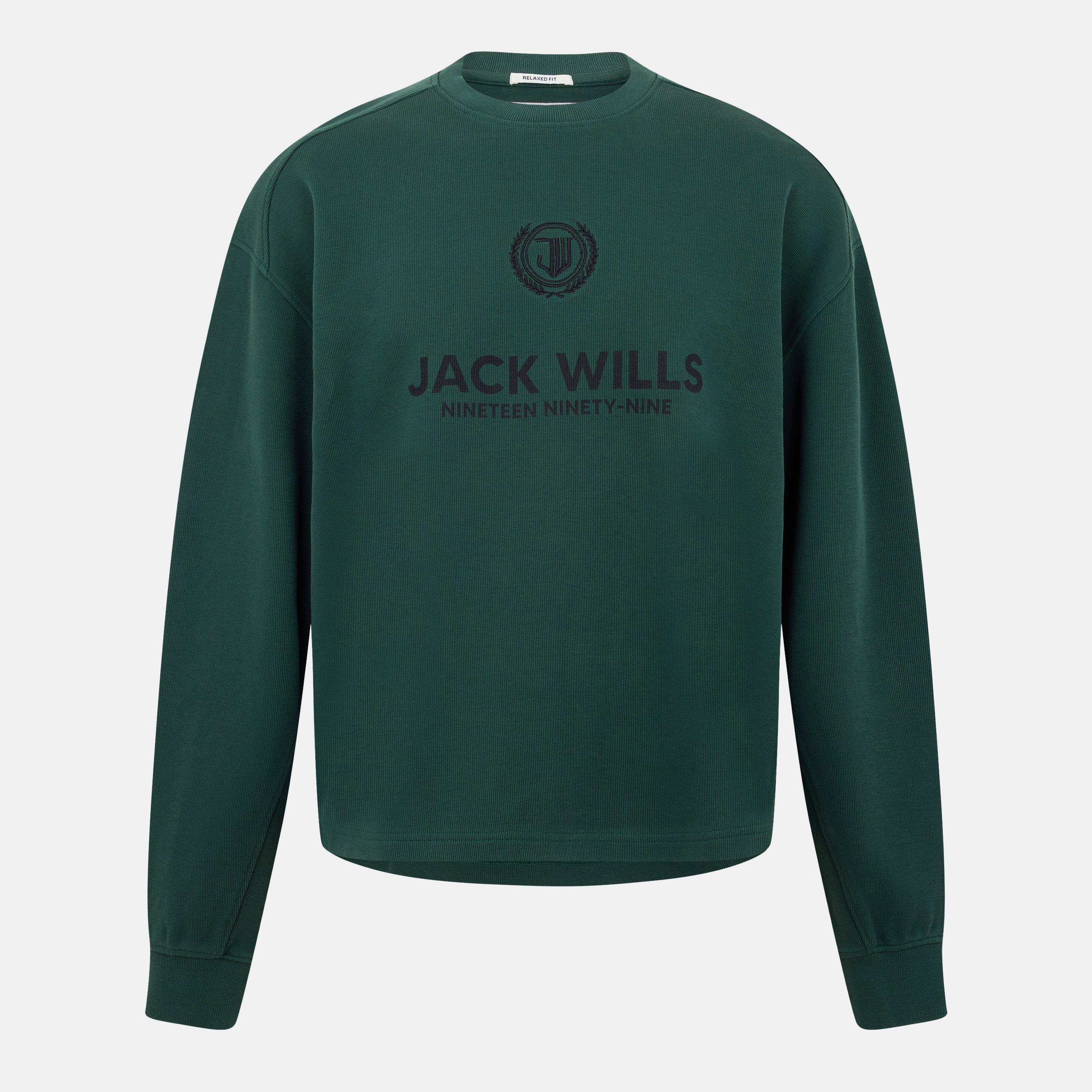 Toujours vert - Jack Wills - Men's JW Logo Crew Sweatshirt - 1