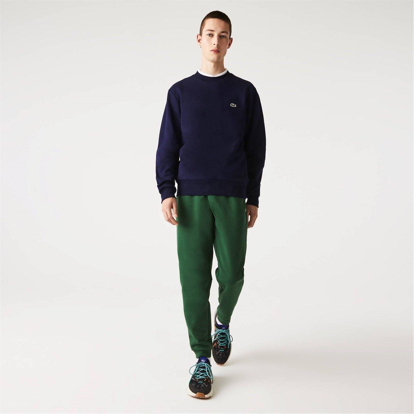 Navy 166 - Lacoste - Basic Crew-Neck Sweatshirt - 7
