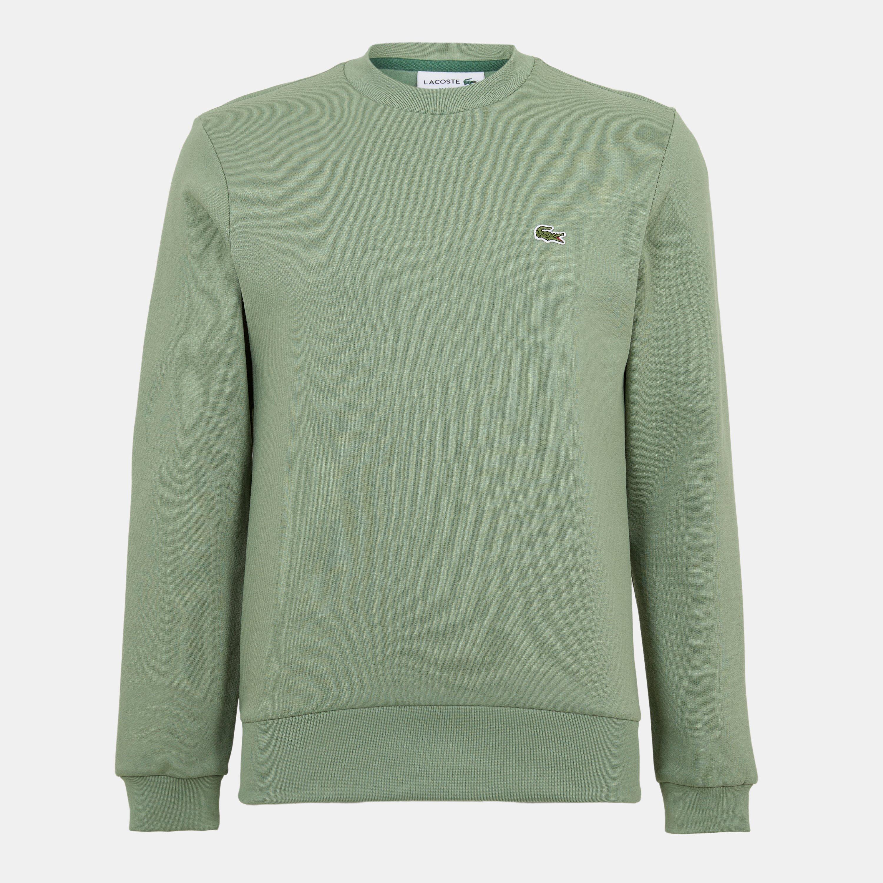 CLUBHAUS x Lacoste Crew Sweat Black M Lacoste Crew Neck Sweatshirt