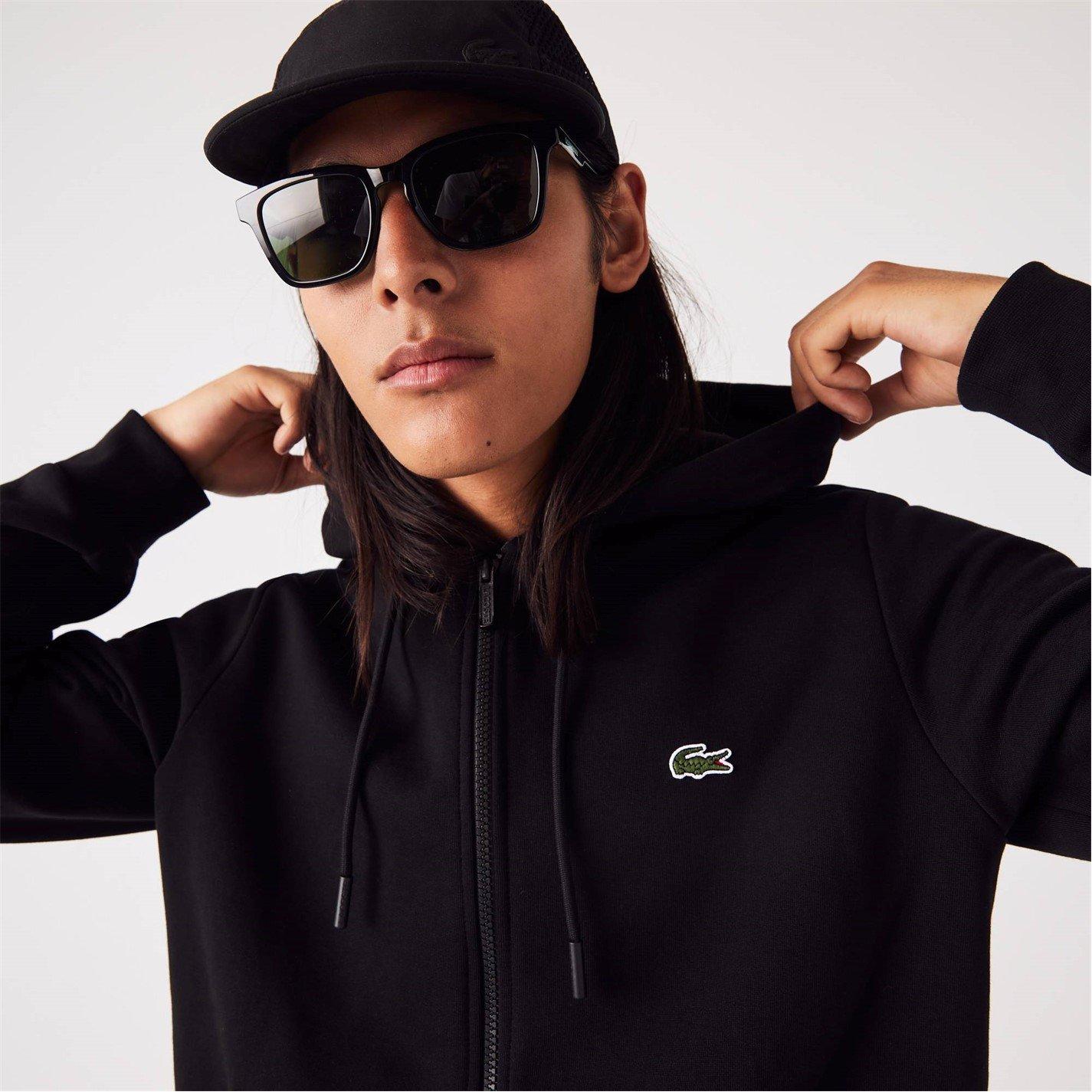 Noir 031 - Lacoste - Men's Basic Full-Zip Hoodie - 8