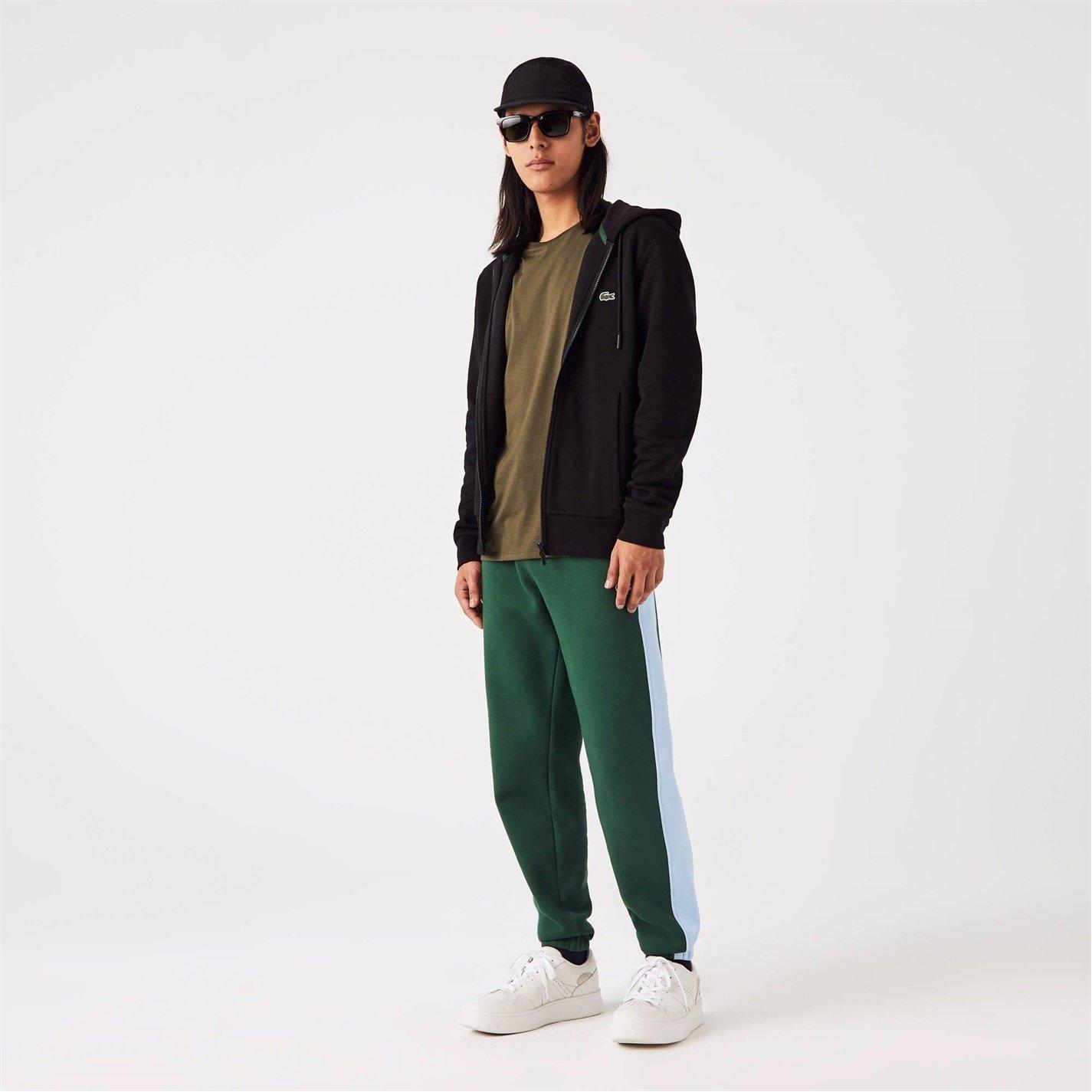Noir 031 - Lacoste - Men's Basic Full-Zip Hoodie - 7