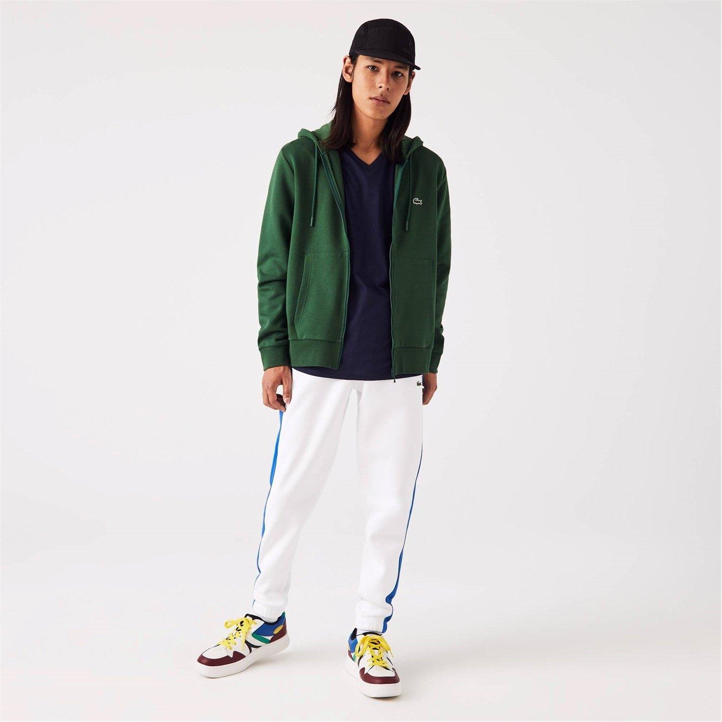 Green 132 - Lacoste - Men's Basic Full-Zip Hoodie - 3