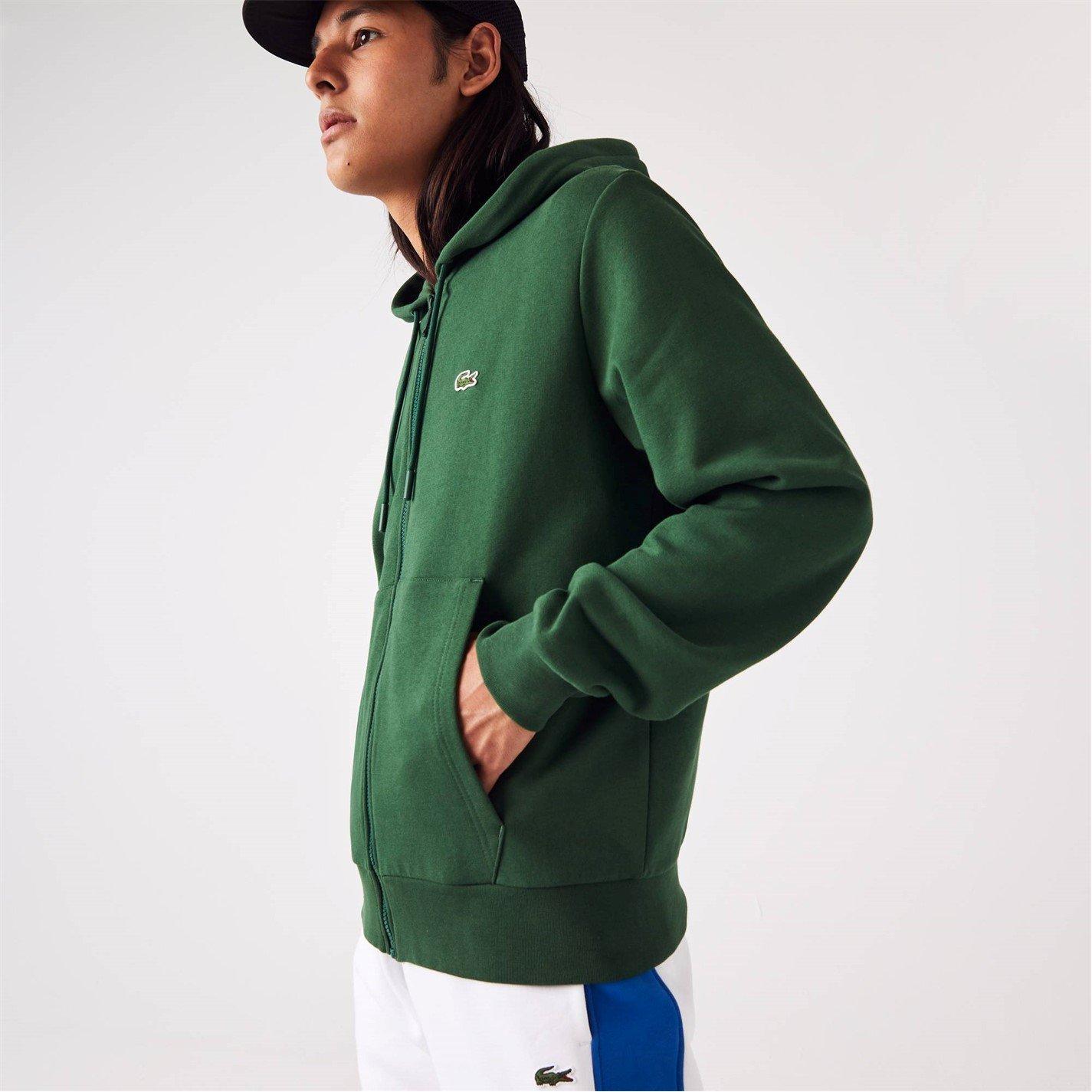 Green 132 - Lacoste - Men's Basic Full-Zip Hoodie - 5