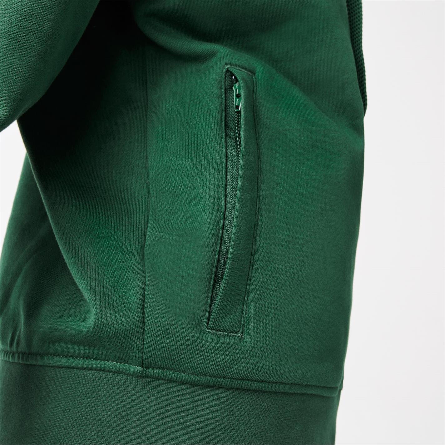 Green 132 - Lacoste - Men's Basic Full-Zip Hoodie - 9