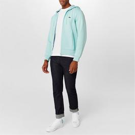 Lacoste Embroidered Croc Zip Hoodie
