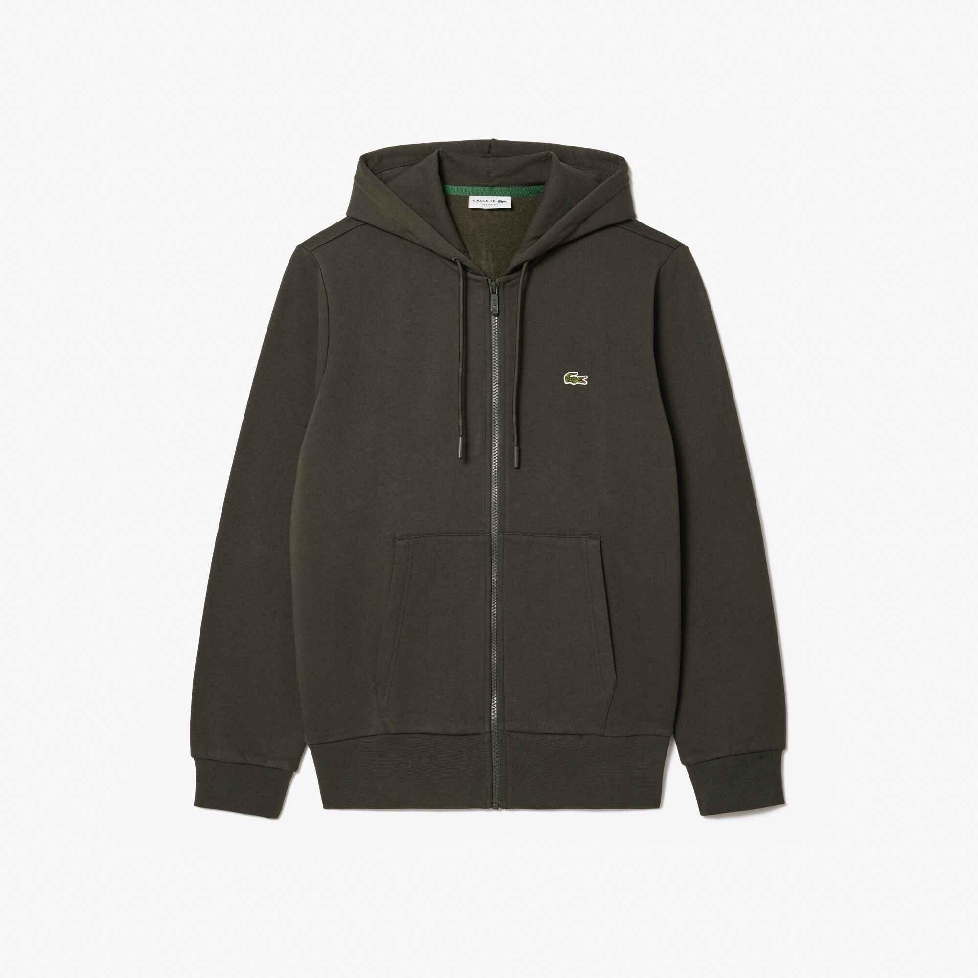 Lacoste Men's Basic Full-Zip Hoodie - Green L7a - M