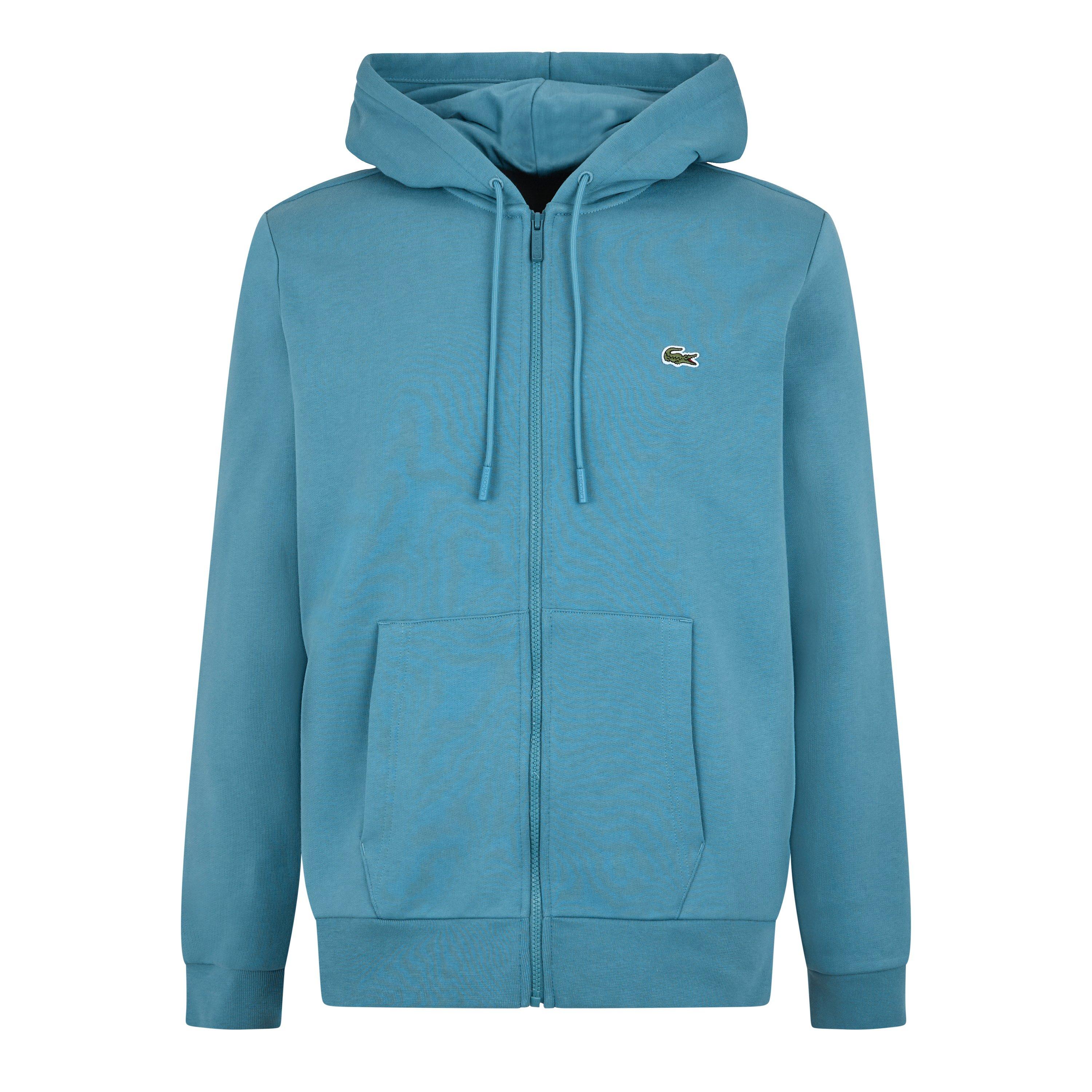 Lacoste Men's Blue Hd9 Basic Full-Zip Hoodie - L