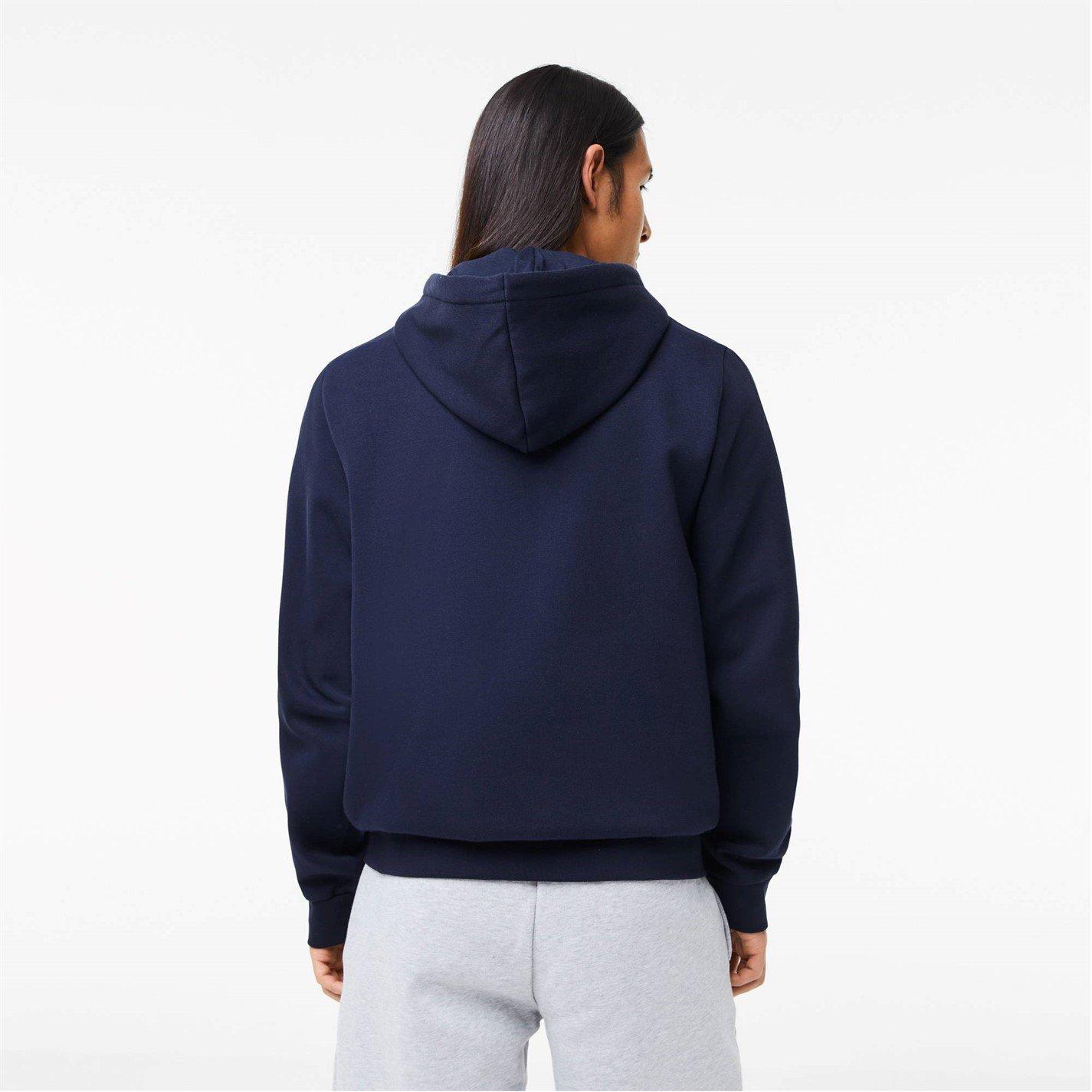 Navy 166 - Lacoste - Men's Basic Full-Zip Hoodie - 4