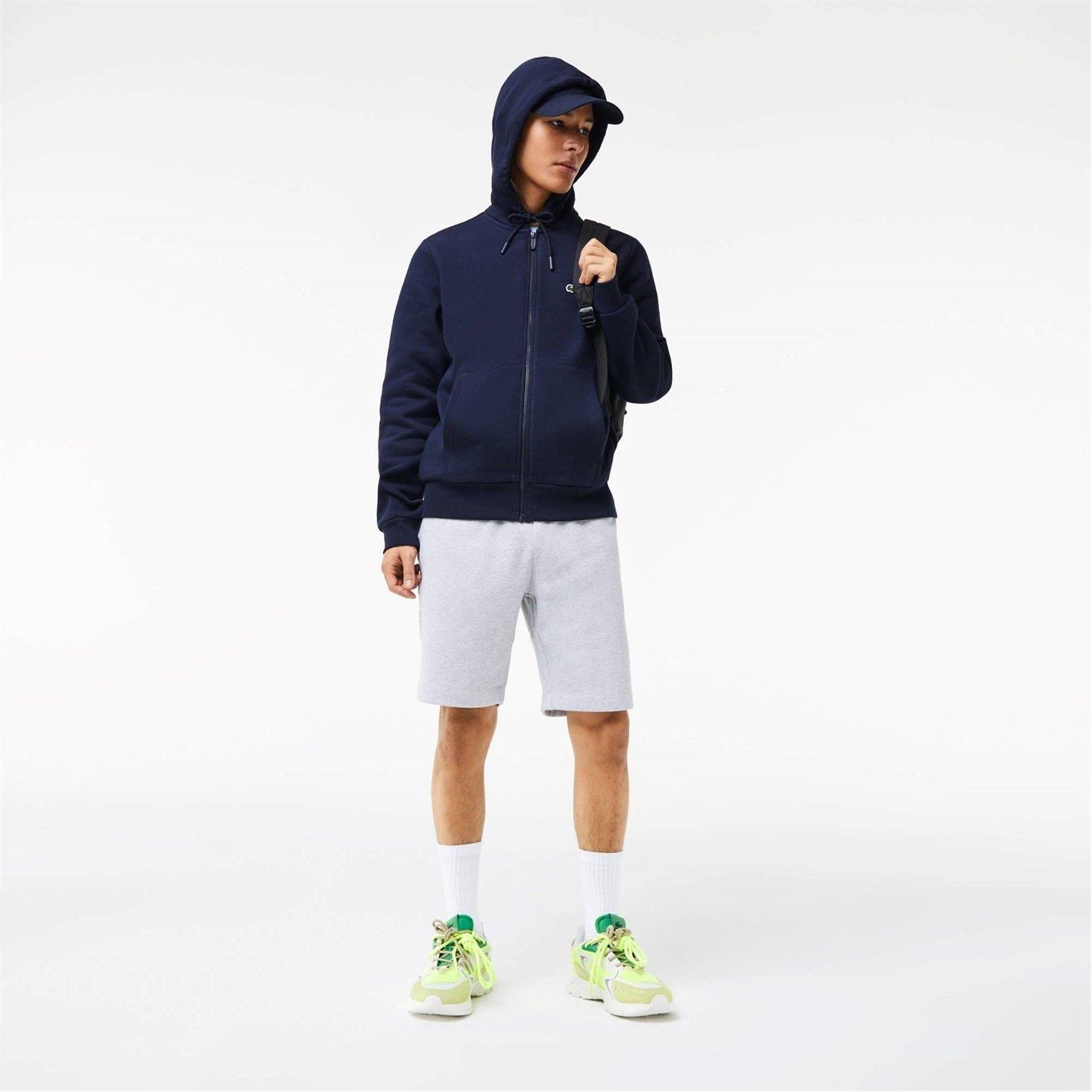 Navy 166 - Lacoste - Men's Basic Full-Zip Hoodie - 7