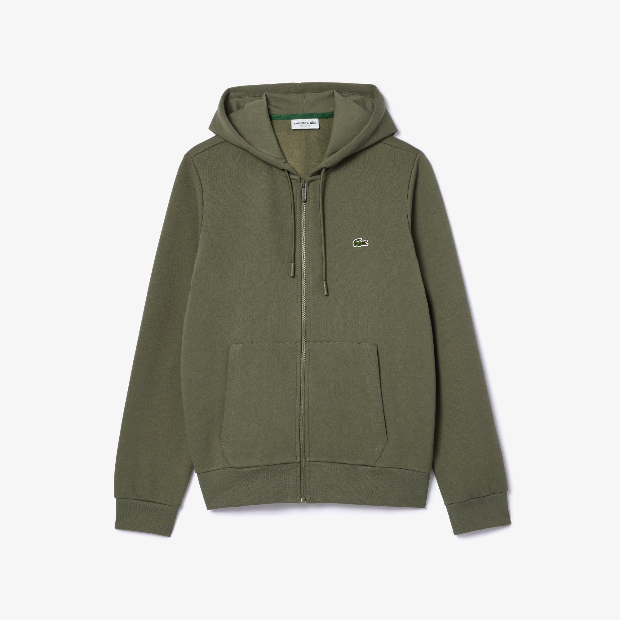 Lacoste zip hoodie mens sale