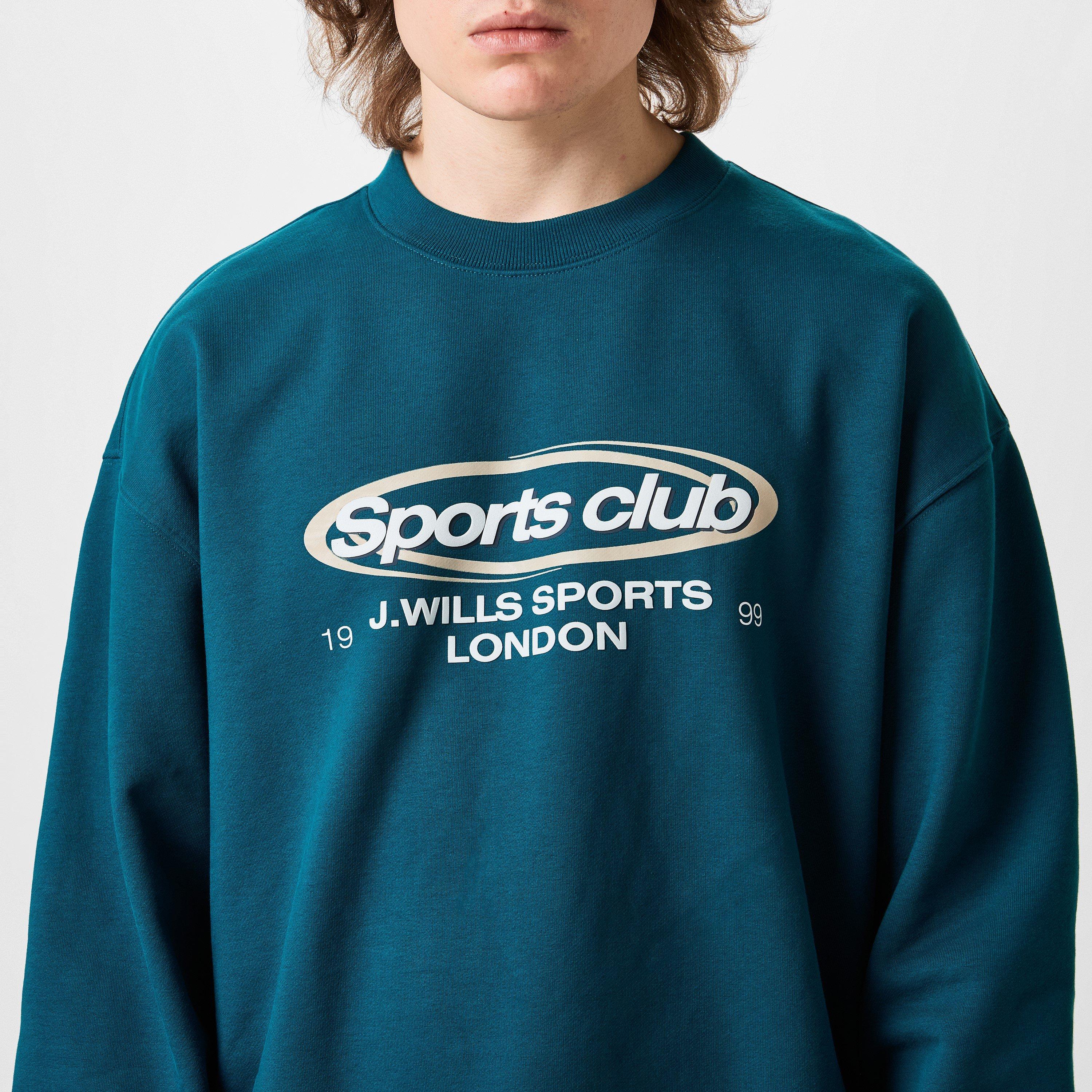 Deep Teal - Jack Wills - Sports Club Sweatshirt - 5