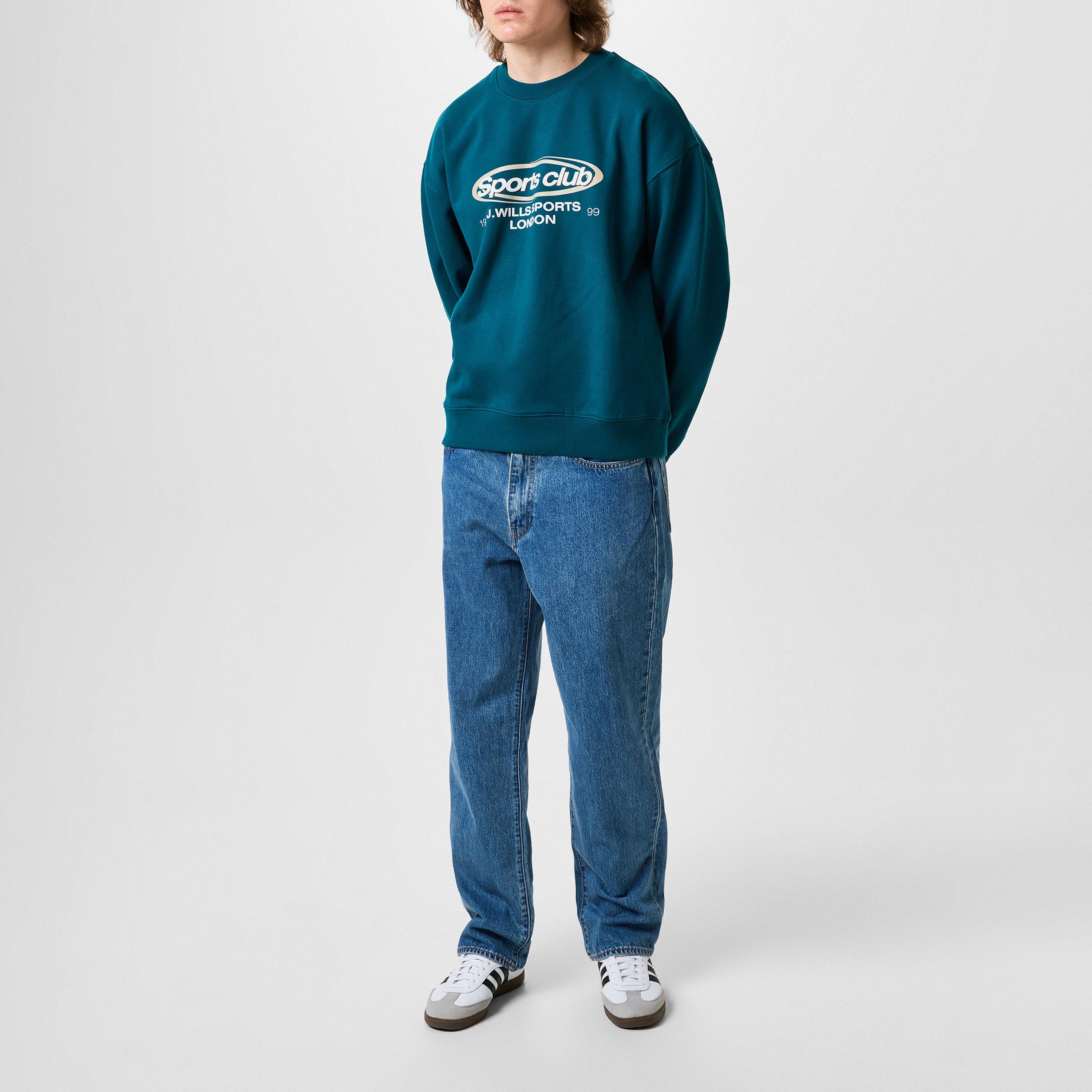 Deep Teal - Jack Wills - Sports Club Sweatshirt - 6