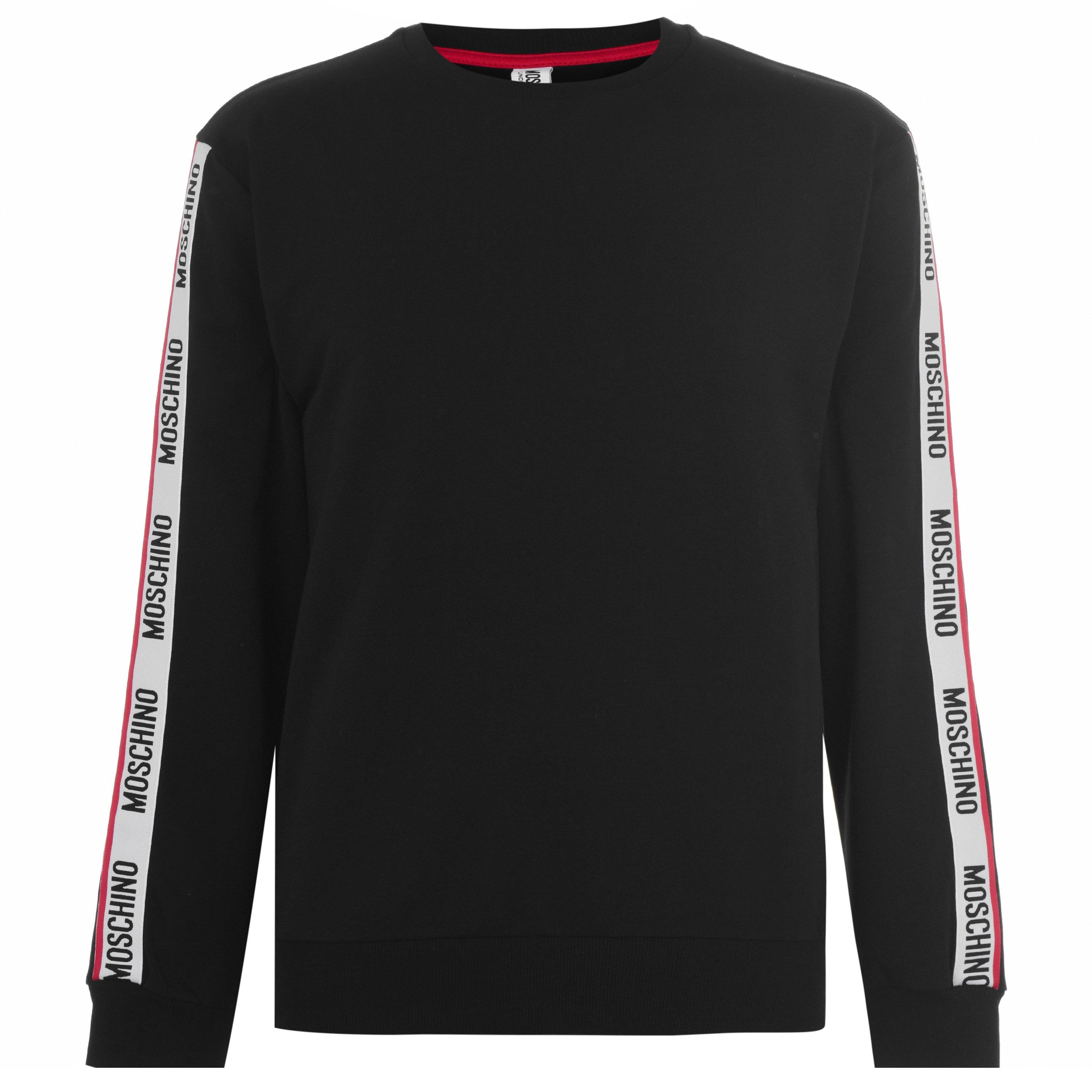 Black - Moschino - Tape Sweatshirt - 1