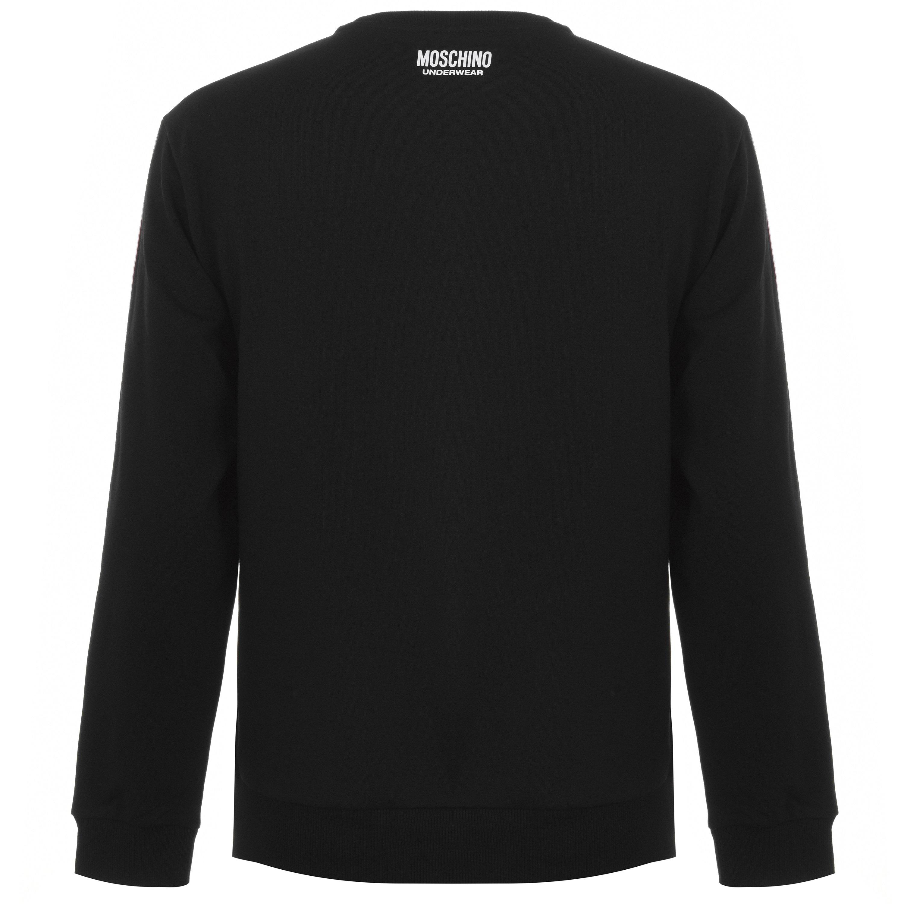 Black - Moschino - Tape Sweatshirt - 7