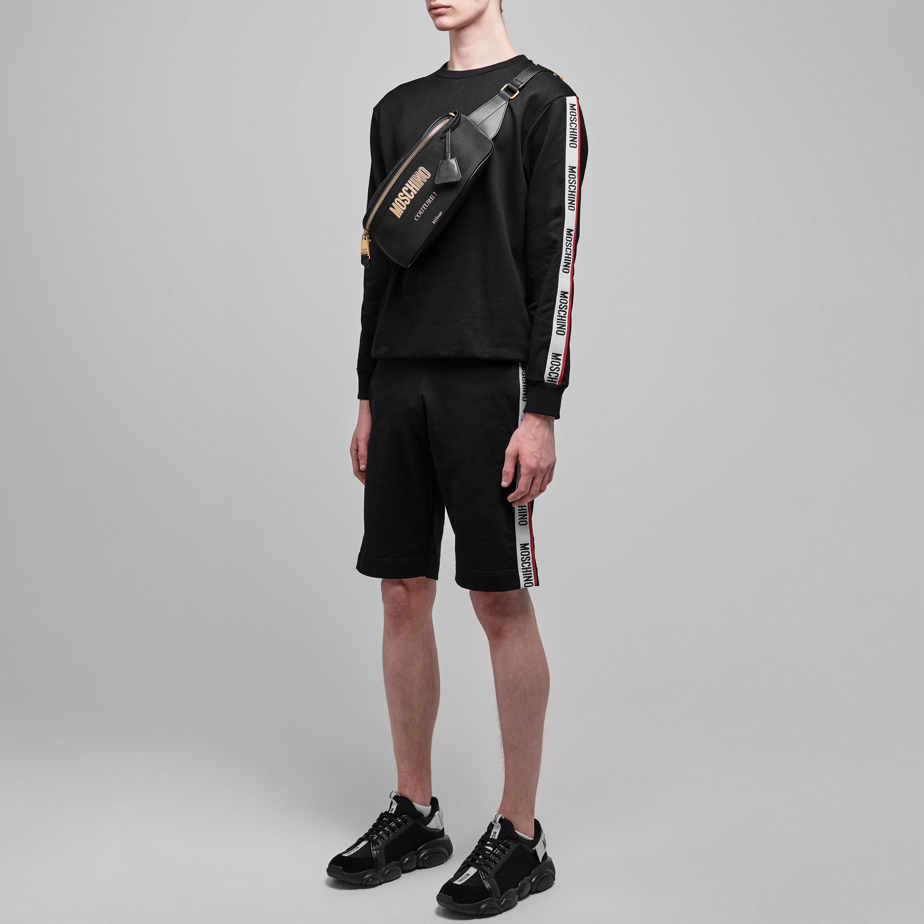 Black - Moschino - Tape Sweatshirt - 3