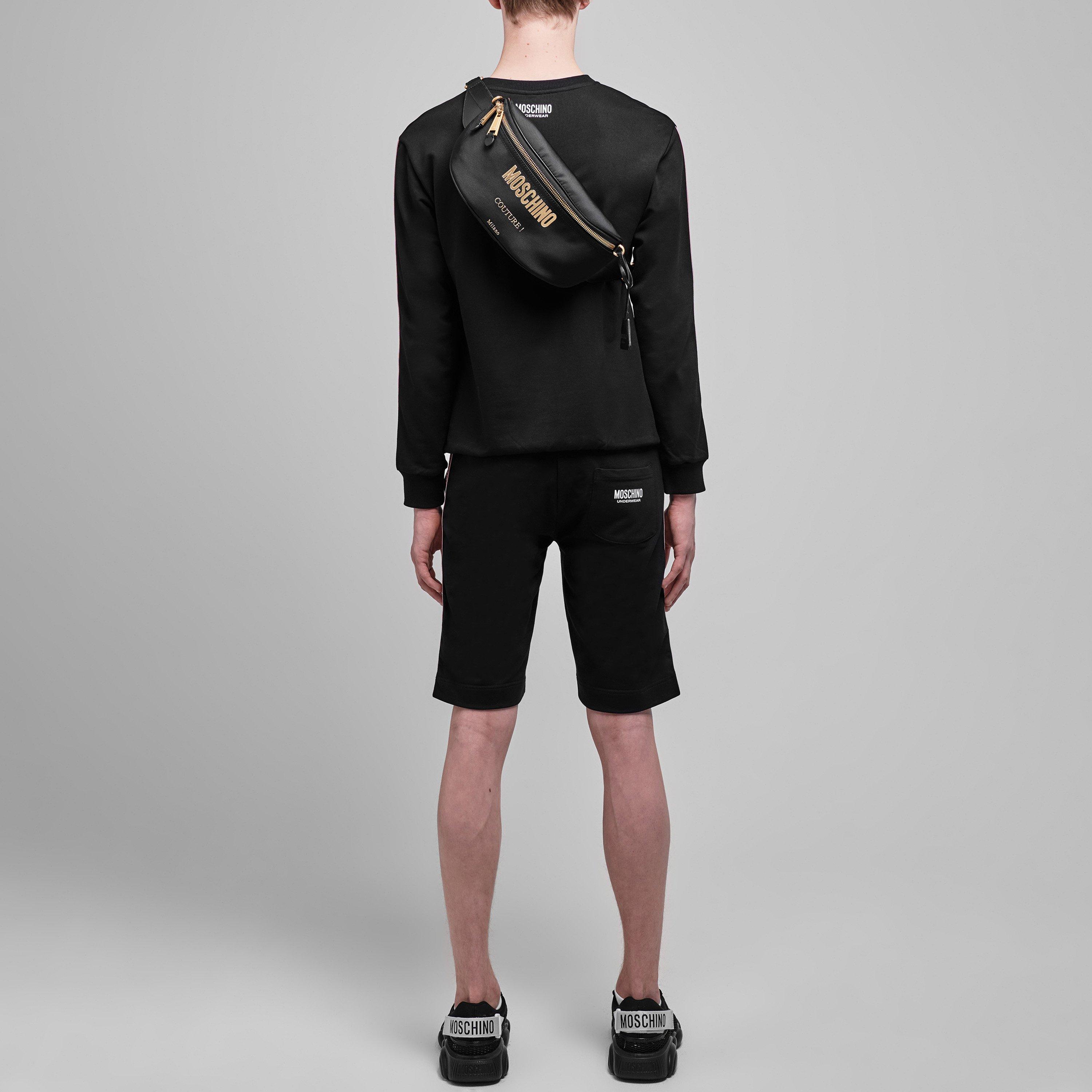 Black - Moschino - Tape Sweatshirt - 4