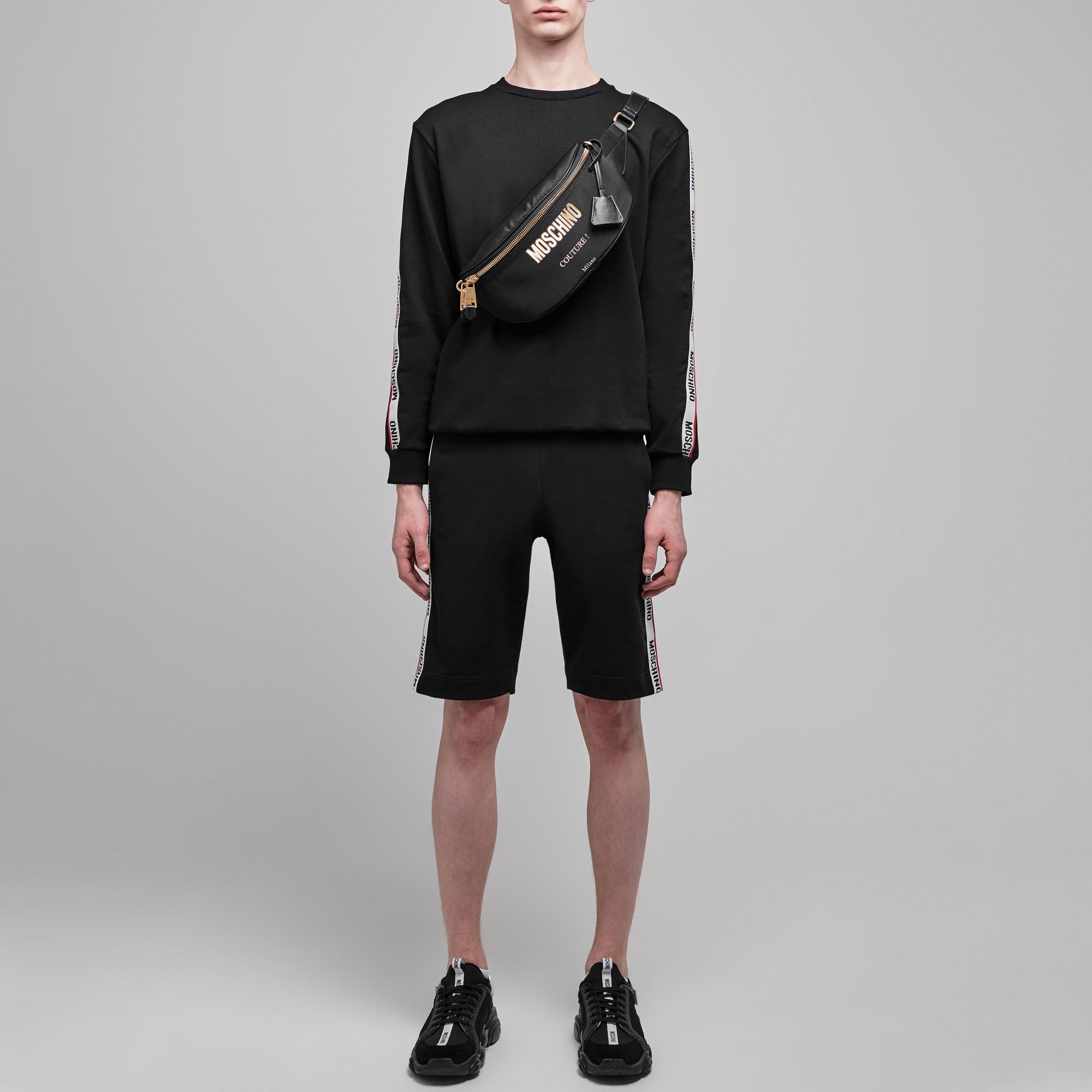 Black - Moschino - Tape Sweatshirt - 6