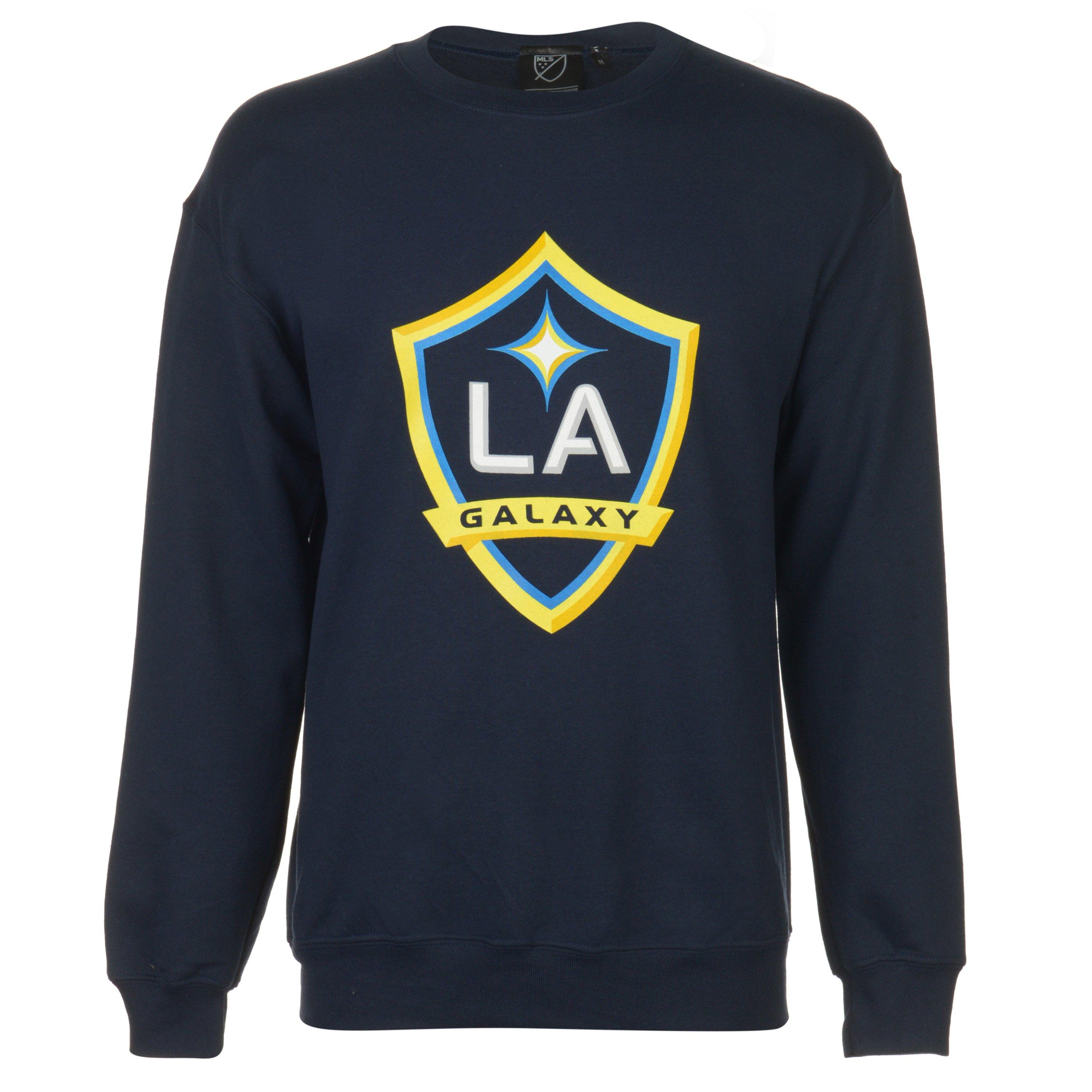 LA Galaxy - MLS - Logo Crew Sweatshirt Adults - 1