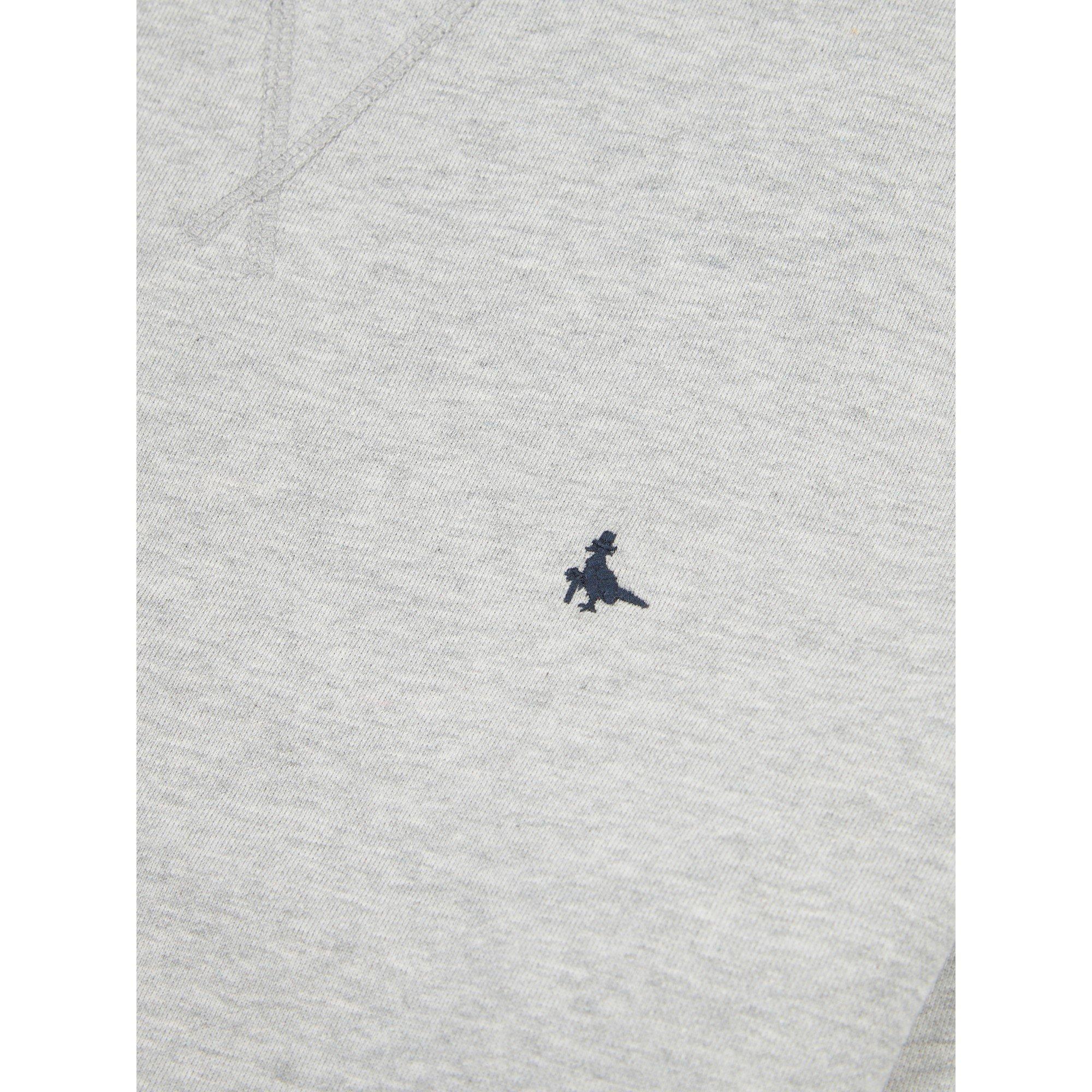 Mid Grey Marl - Jack Wills - Men's JW Belvue Logo Crew Sweatshirt - 4