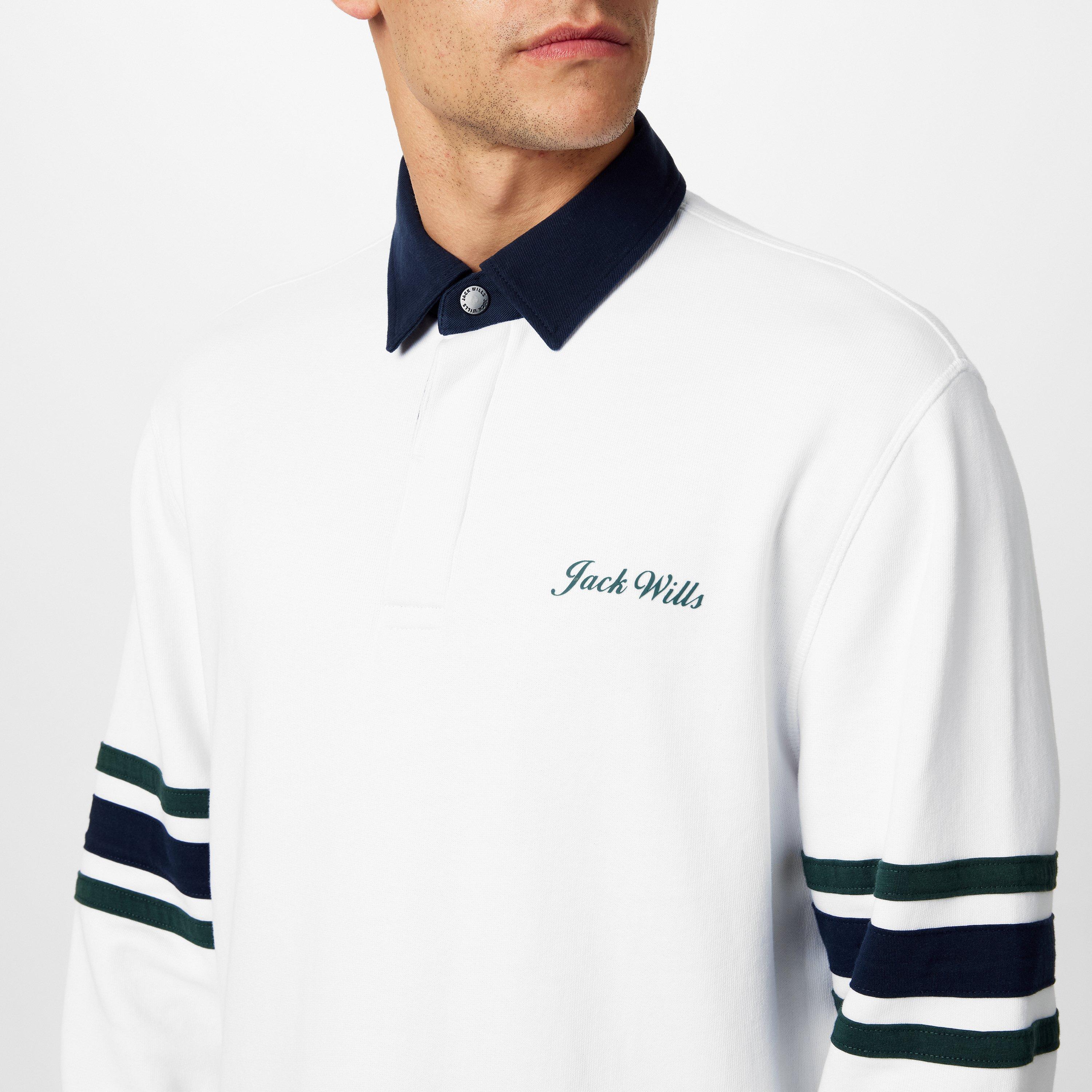 Cream - Jack Wills - JW Stripe Rugby Sweatshirt - 5