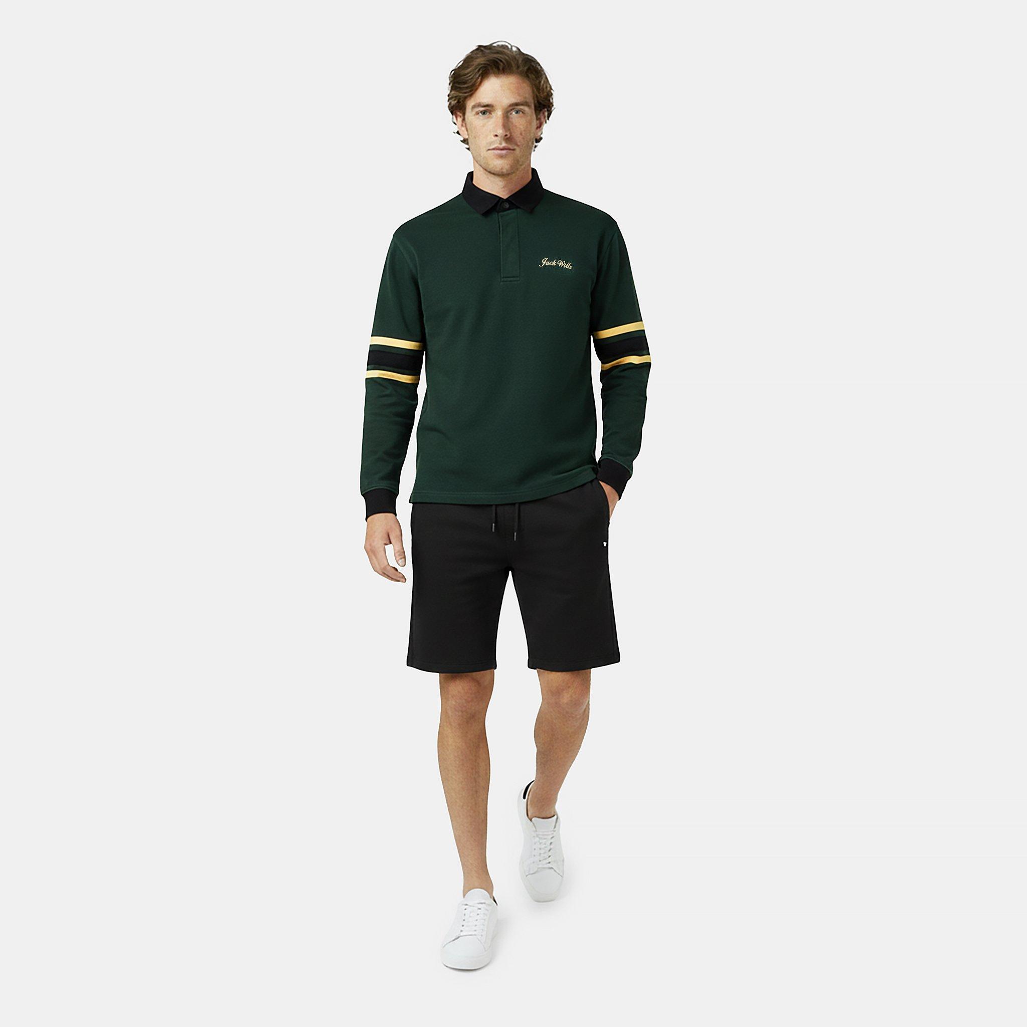 SEIRYO RUGBY ピステ Jack Wills Men's JW Stripe Rugby Sweatshirt | USC