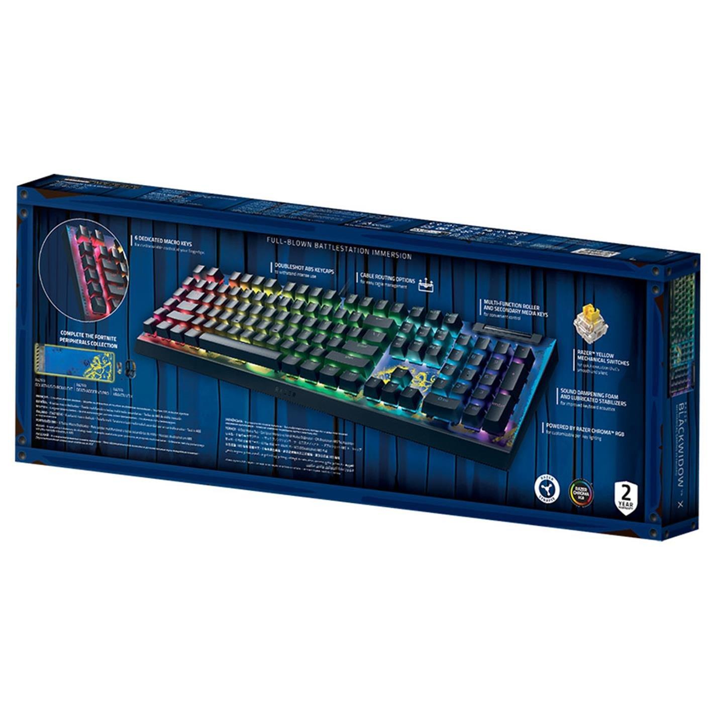 Edição Fortnite - Razer - Razer BlackWidow V4 X Fortnite (US Layout) - 2