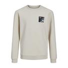 pop trading company logo crewneck sweatshirt black white - stonehenge t shirt - Jack Logo Sweatshirt Junior Boys - 4