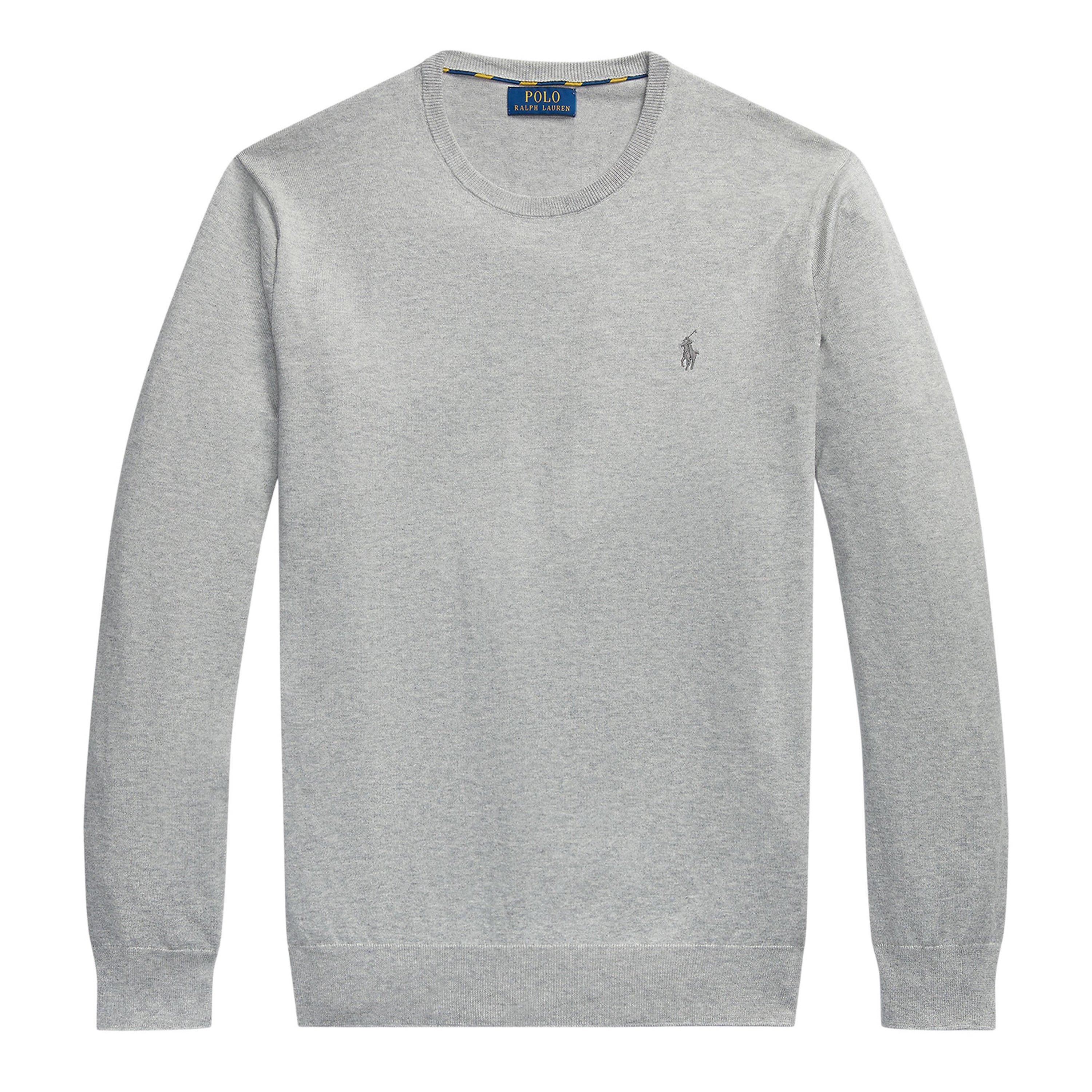 Andover Heather - Polo Ralph Lauren - Pima Crew Neck Sweatshirt - 1