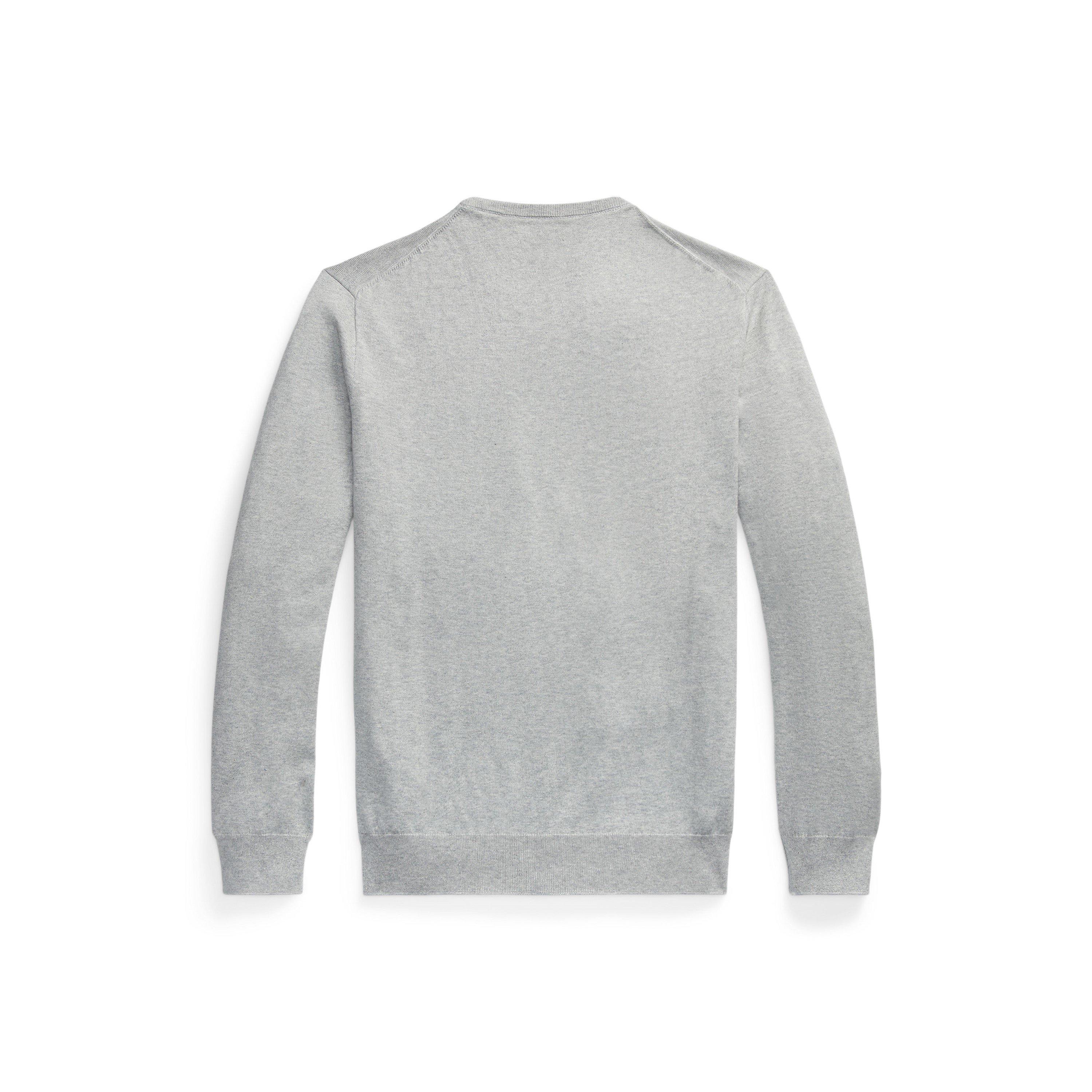 Andover Heather - Polo Ralph Lauren - Pima Crew Neck Sweatshirt - 2