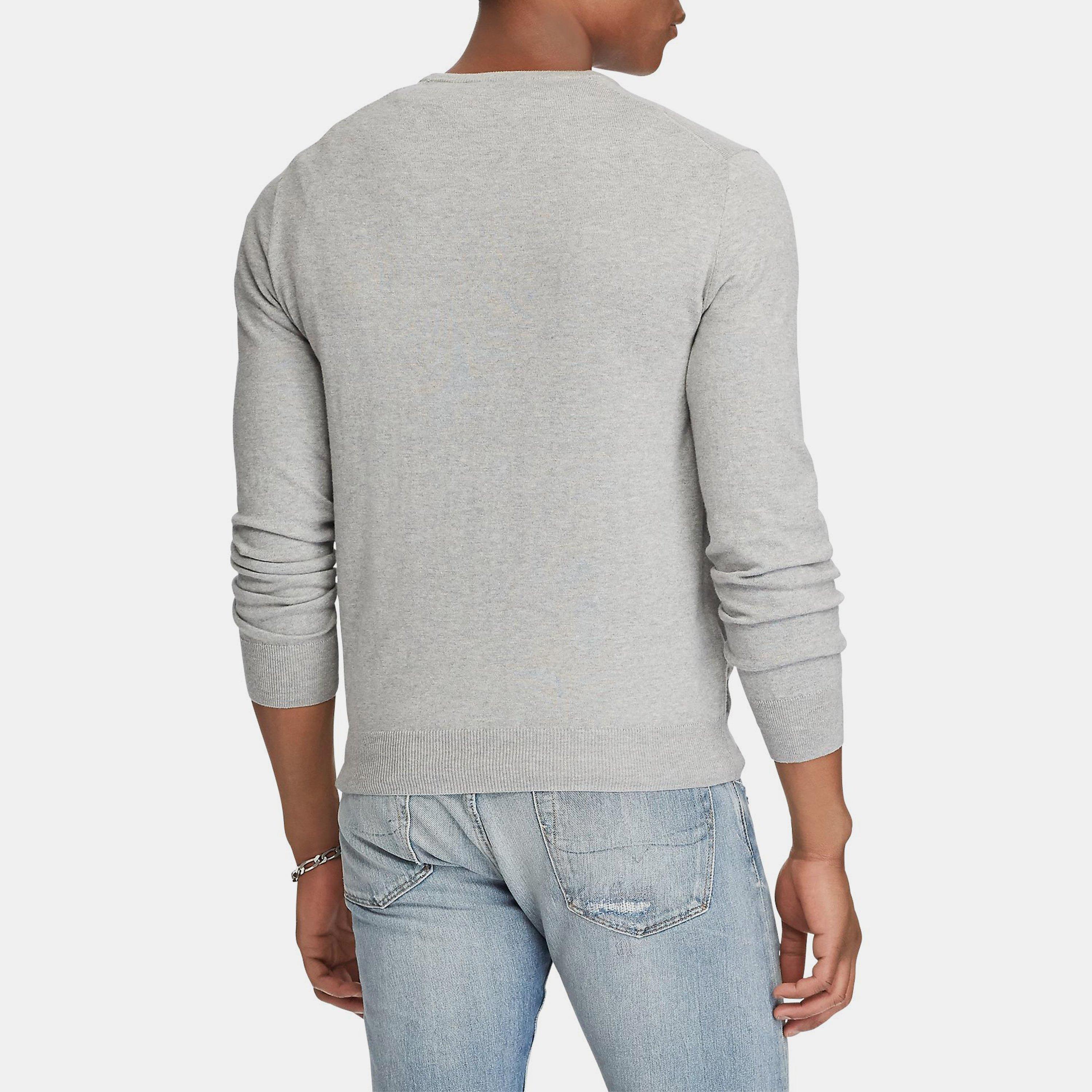 Andover Heather - Polo Ralph Lauren - Pima Crew Neck Sweatshirt - 3
