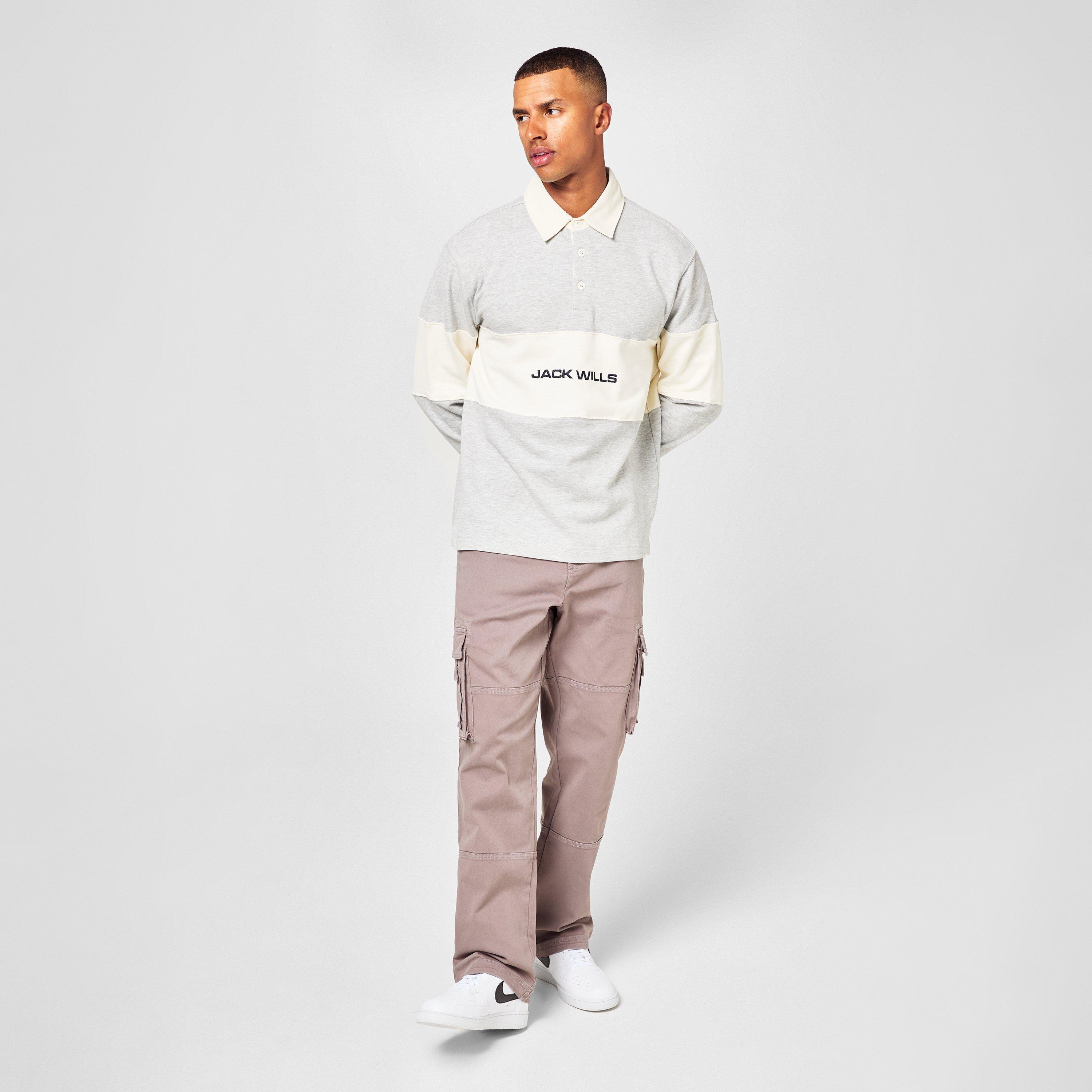 Grey Marl - Jack Wills - Rugby Sweater - 4