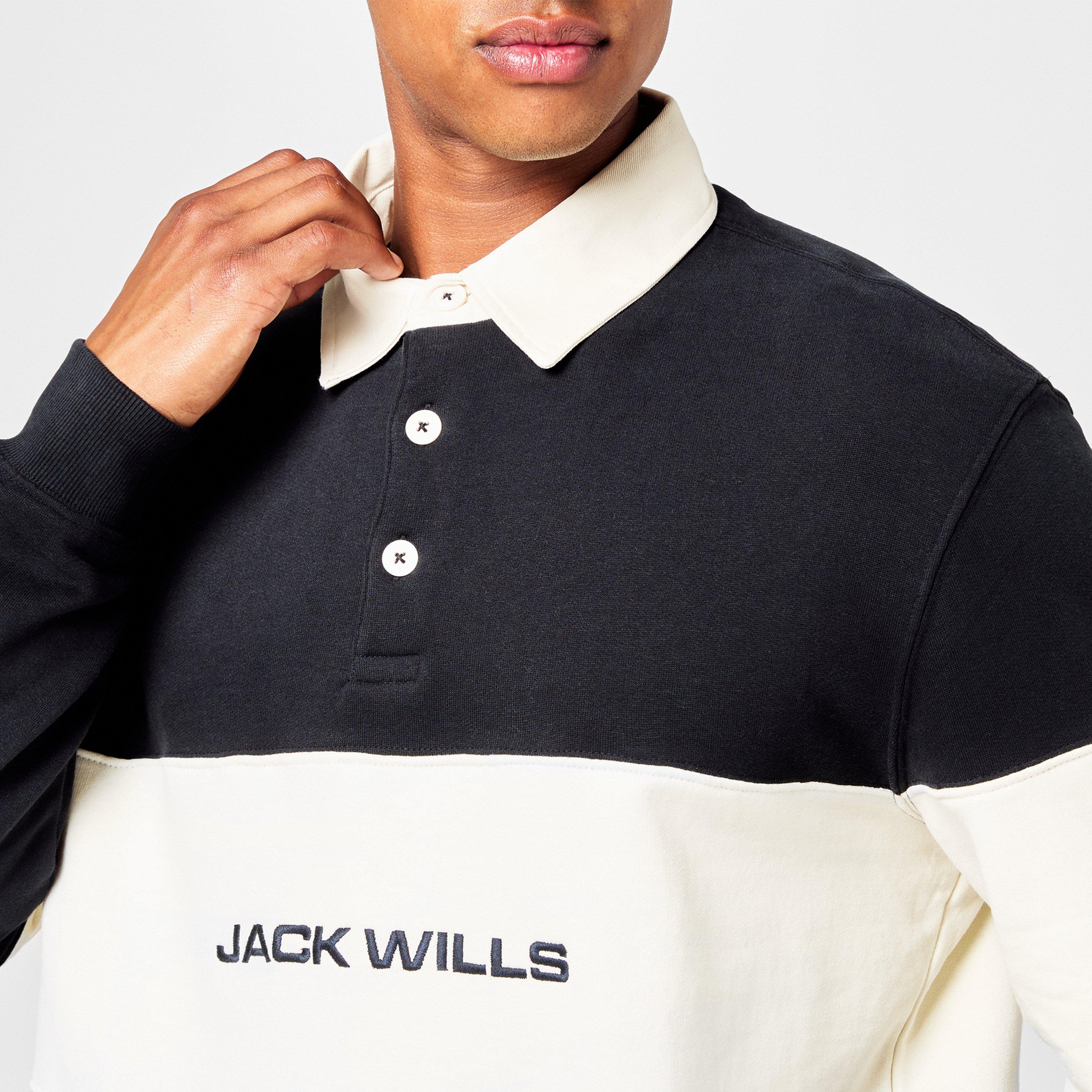 Black - Jack Wills - Rugby Sweater - 3
