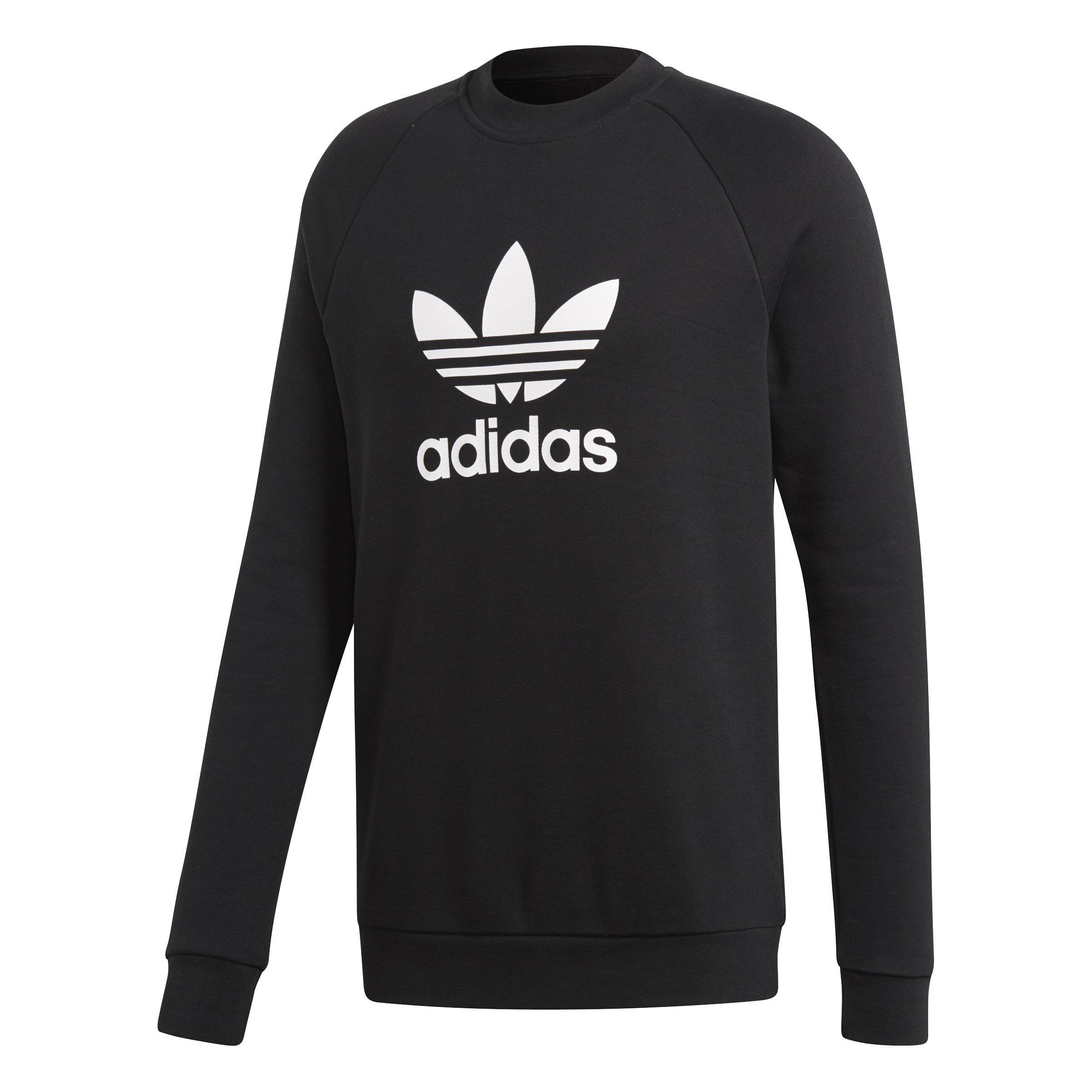 Adidas trefoil crew sweater on sale