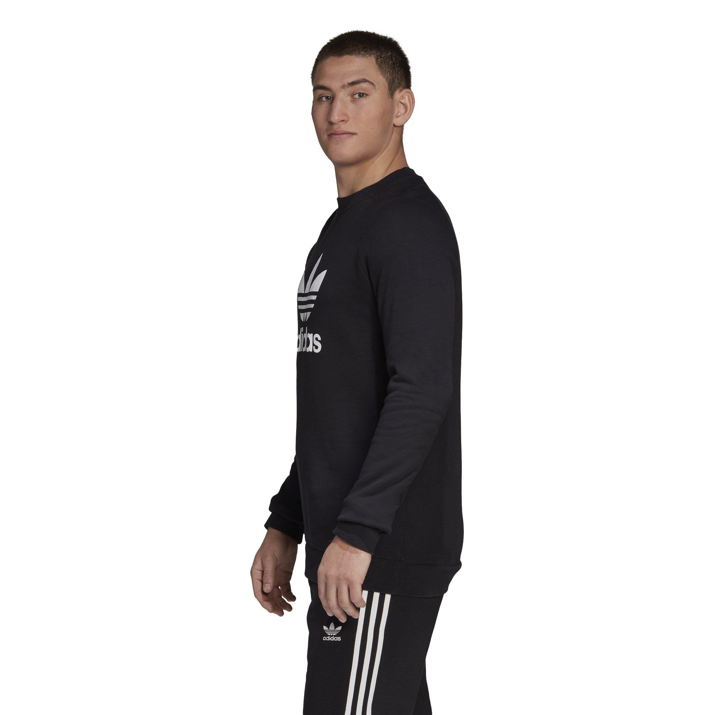Black - adidas Originals - Trefoil Sweatshirt - 4
