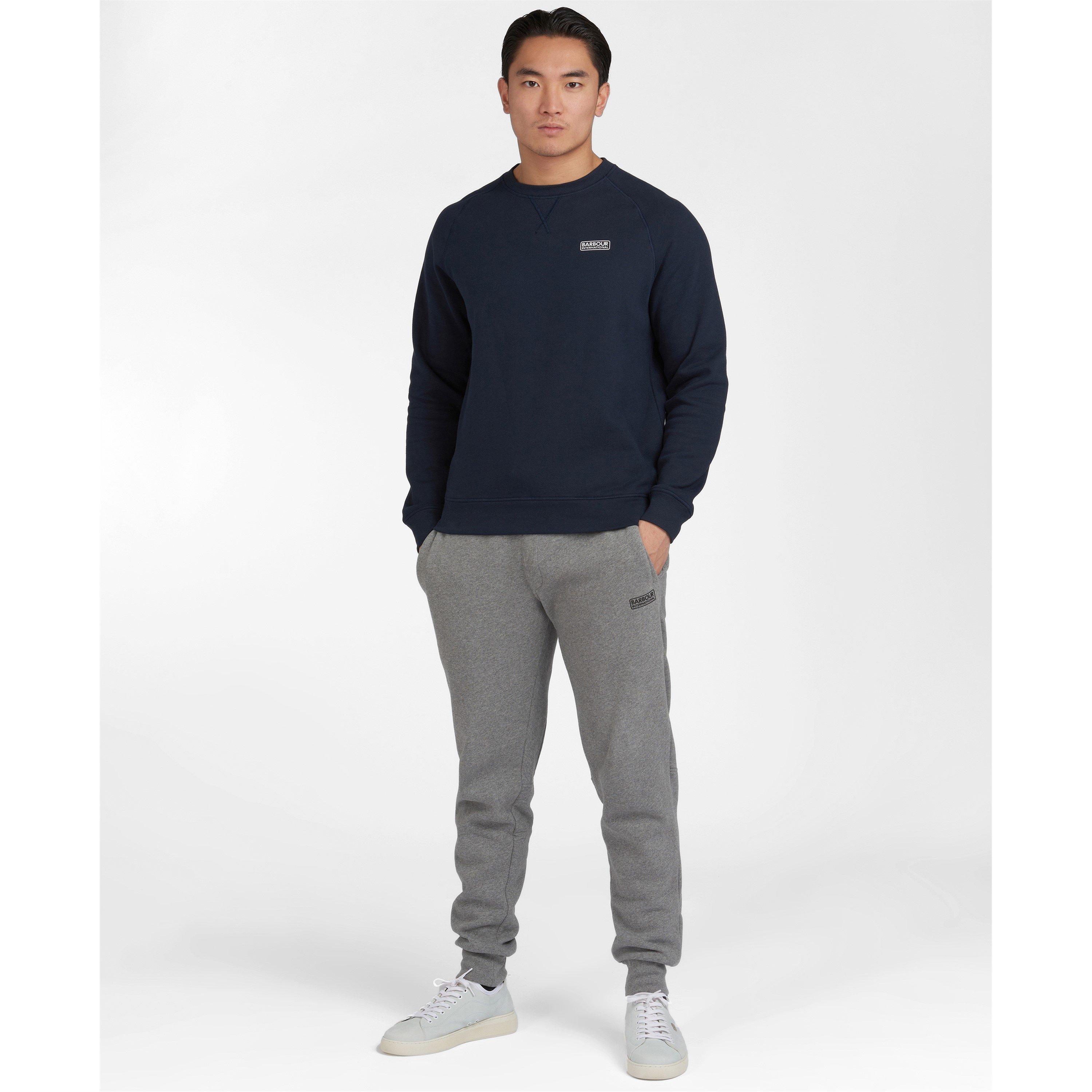 Navy - Barbour International - Mens Essential Sweatshirt - 4