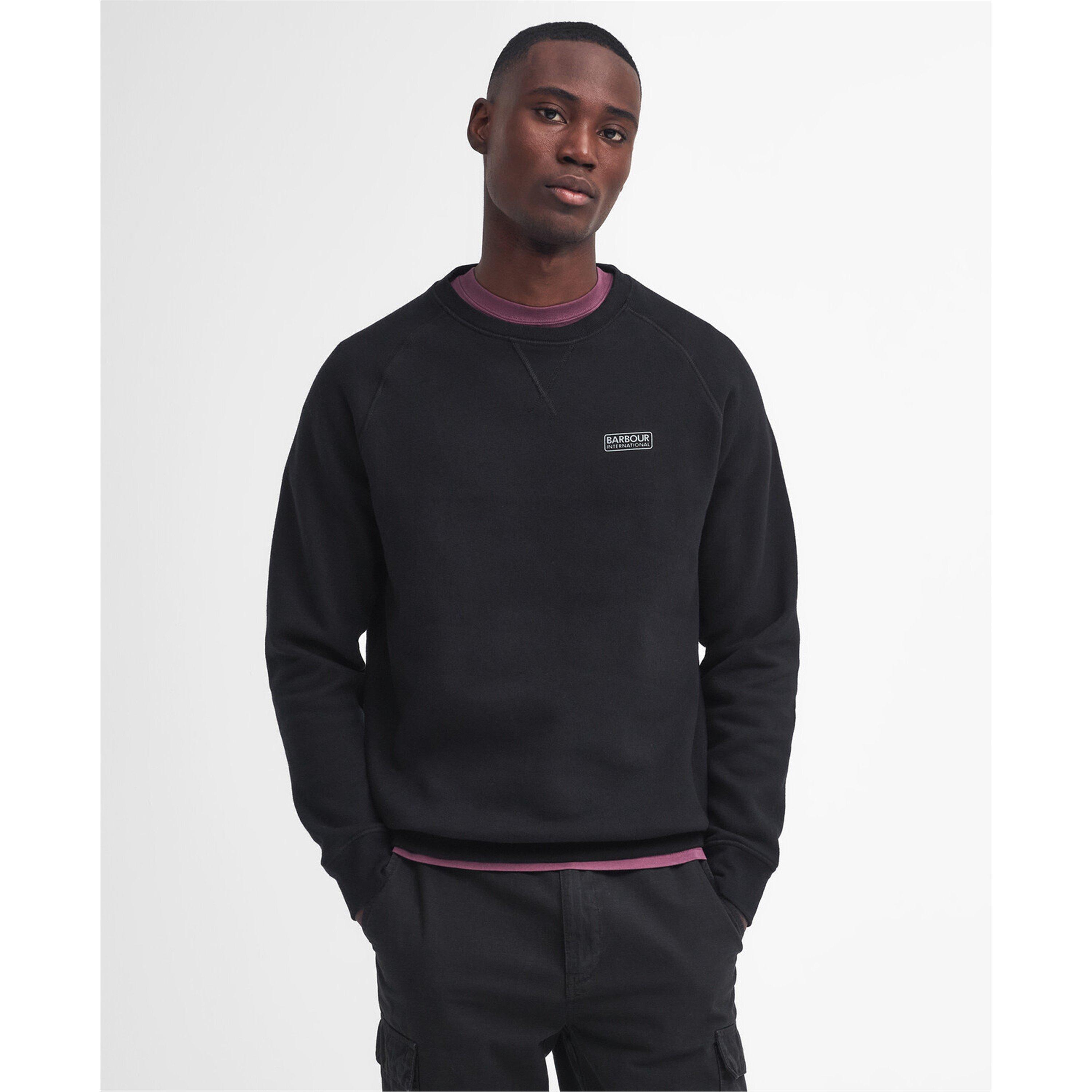 BARBOUR INTERNATIONAL ブラック スウェット Barbour International | Men's Essential Crew-neck Sweatshirt