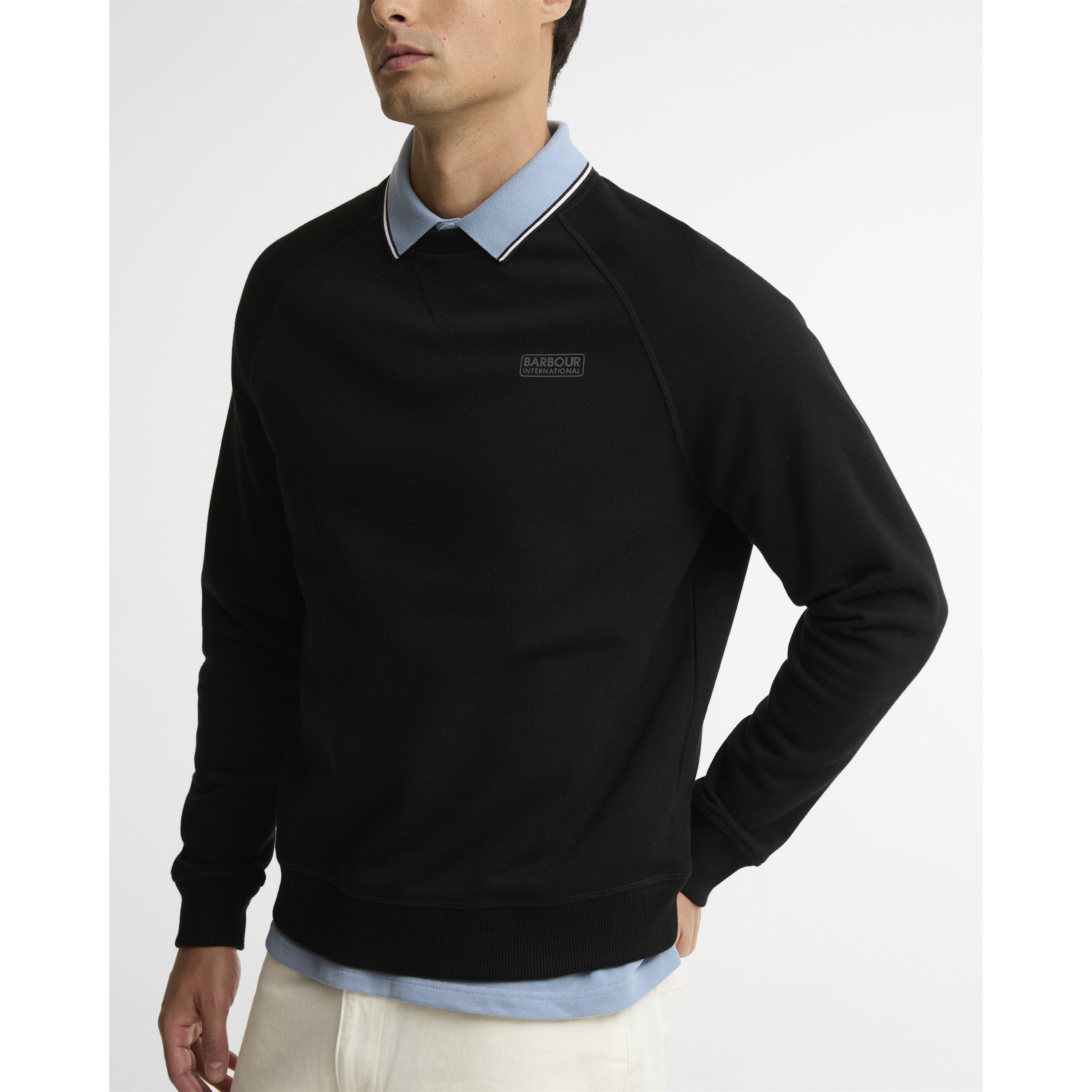 Black/Blk BK71 - Barbour International - Mens Essential Sweatshirt - 9