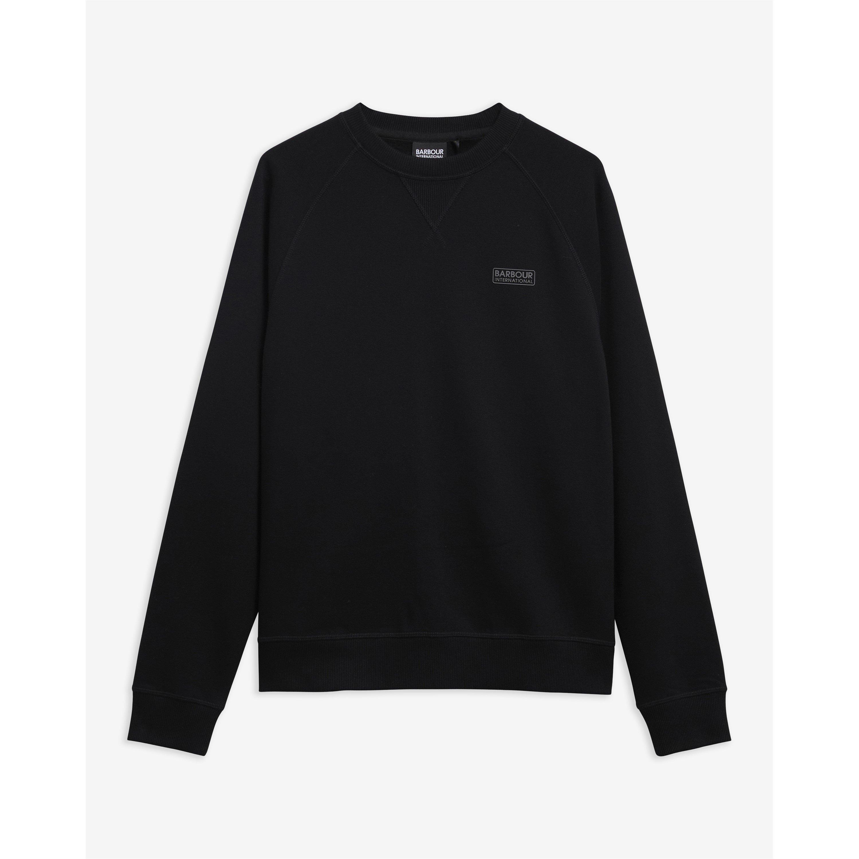 Black/Blk BK71 - Barbour International - Mens Essential Sweatshirt - 10