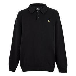 Lyle and Scott Blouson Long Sleeve Knitted Polo Shirt