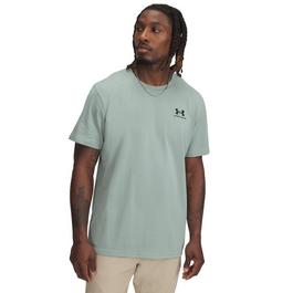 Under Armour Logo Embroidered Heavyweight T-shirt Mens