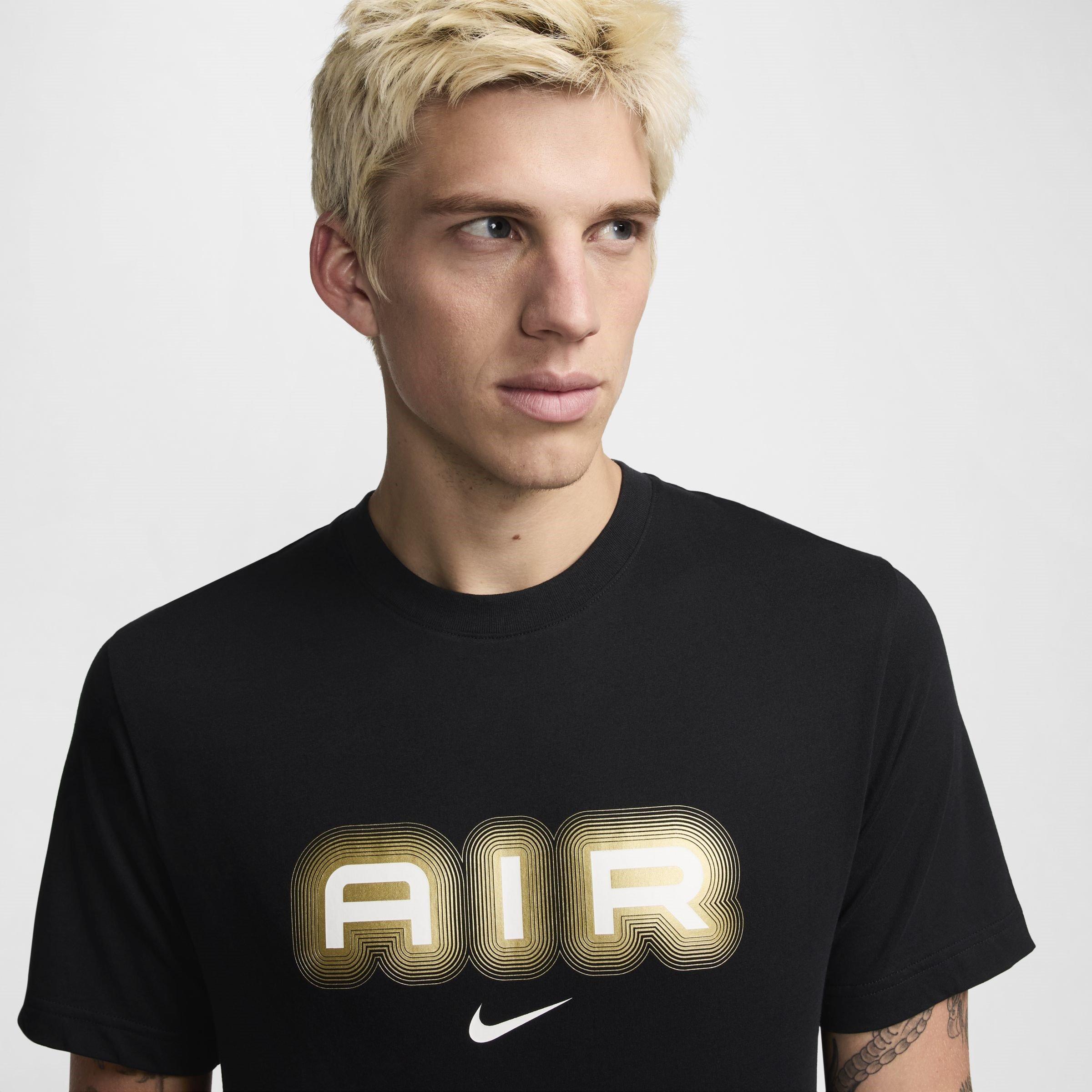 Black/Gold - Nike - M NSW SW AIR GRAPHIC TEE - 3