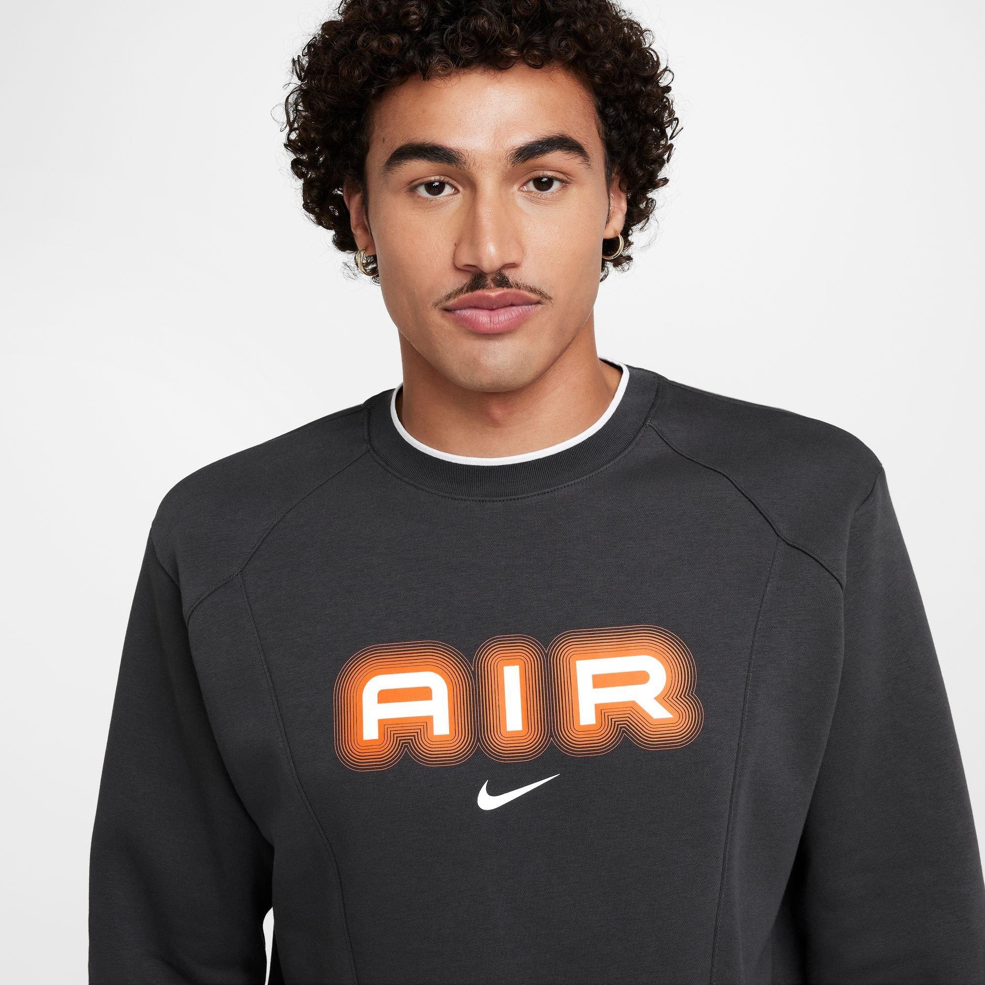 Anthracite/ - Nike - M NSW SW AIR CREW FLC BB - 3