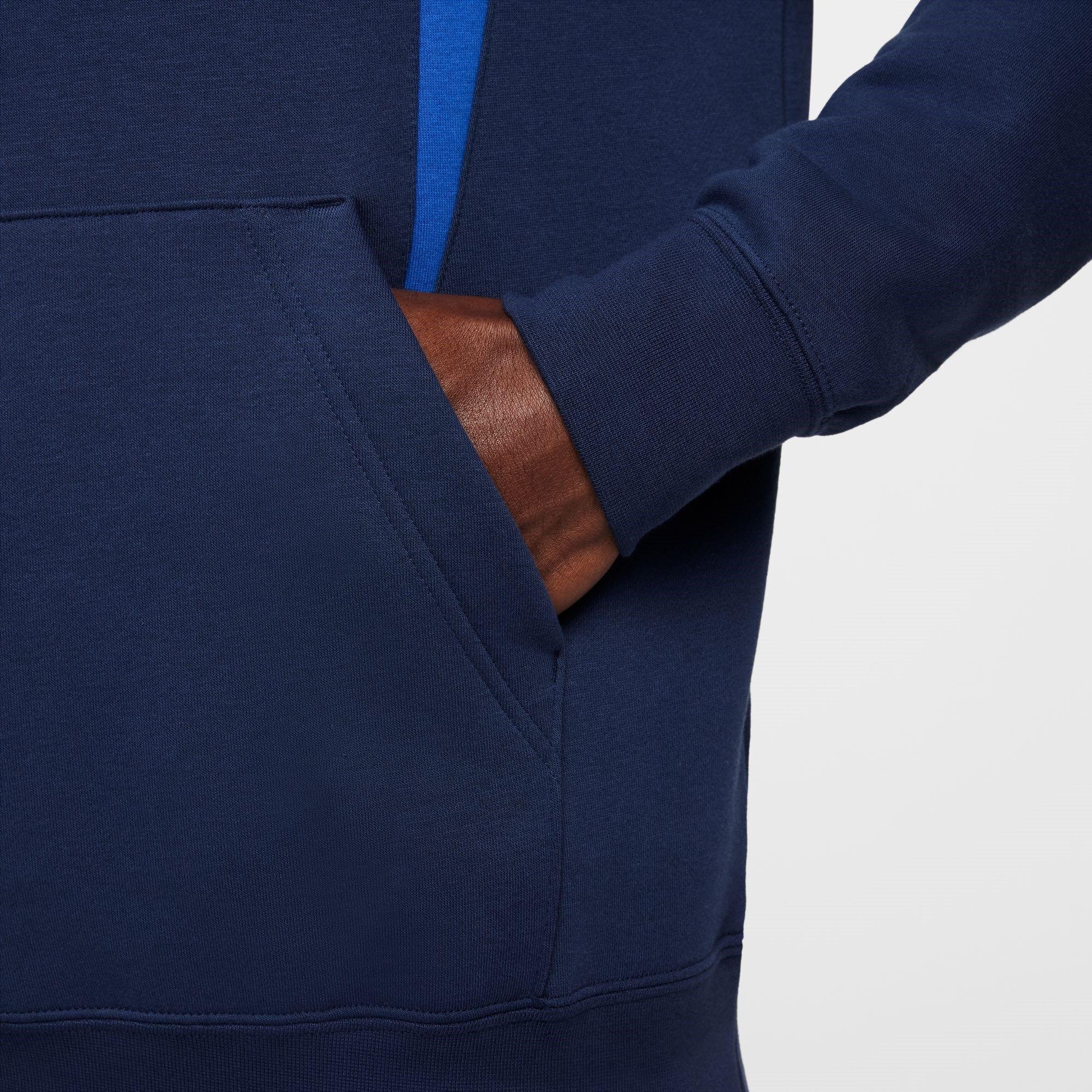 Azul Marinho/Azul/Volt - Nike - NSW SW AIR PO HOODY FLC BB - 5