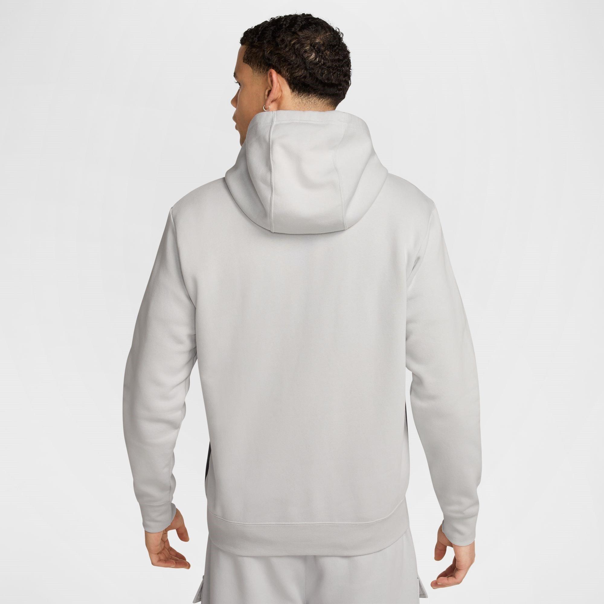Grey/Grey/White - Nike - M NSW SW AIR PO HOODY FLC BB - 4