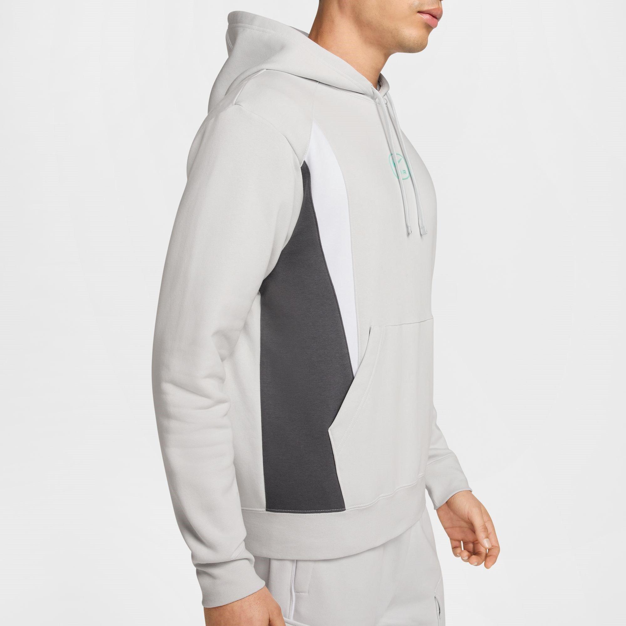 Grey/Grey/White - Nike - M NSW SW AIR PO HOODY FLC BB - 6
