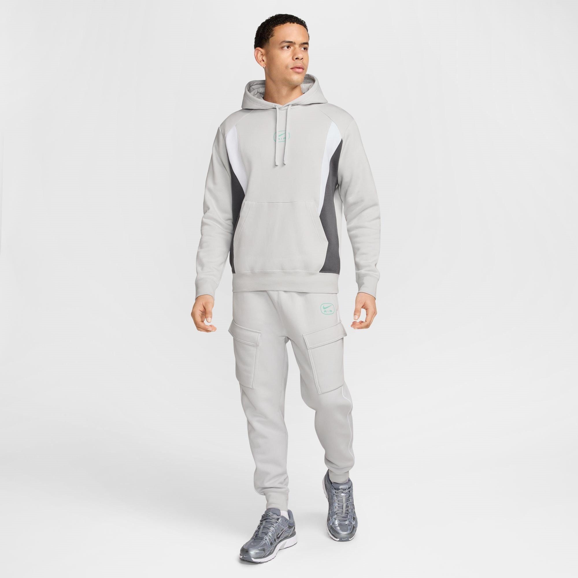 Grey/Grey/White - Nike - M NSW SW AIR PO HOODY FLC BB - 7
