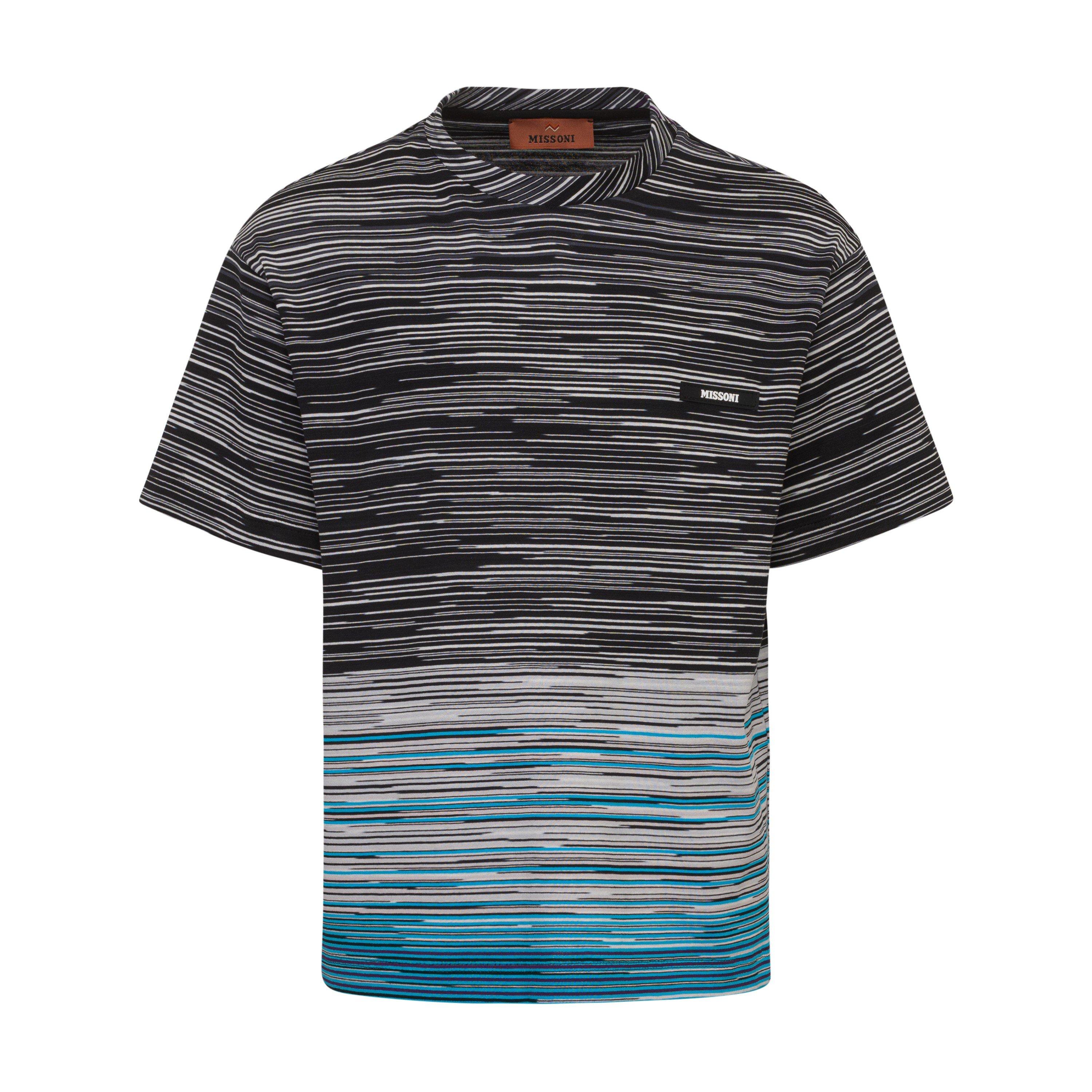 Gry Blu 999CE - Missoni - Dégradé Striped T-Shirt - 1